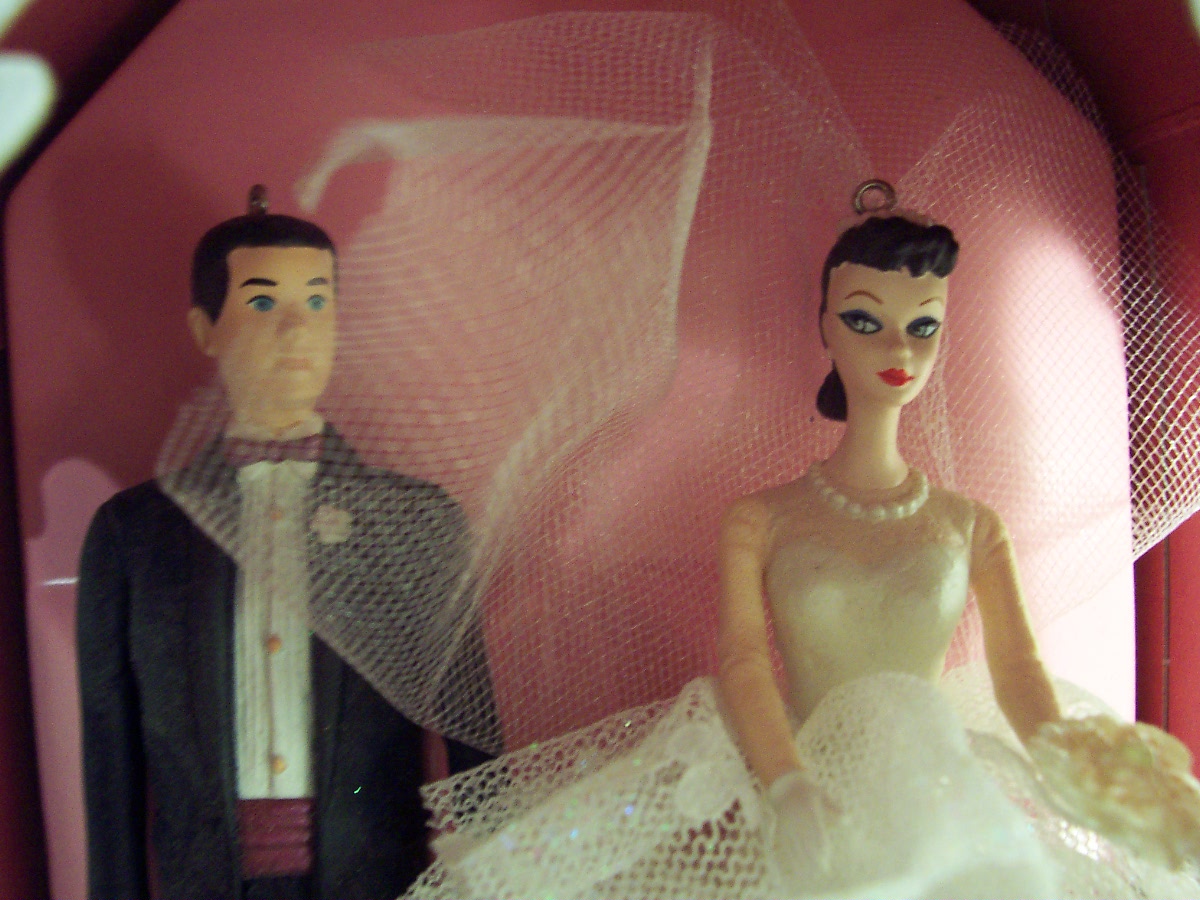 Barbie & Ken Wedding Day Ornaments Hallmark