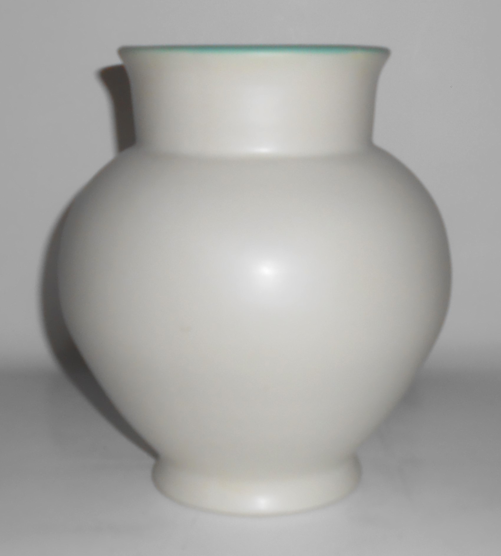 Coors Art Pottery White/Green Brighton Vase