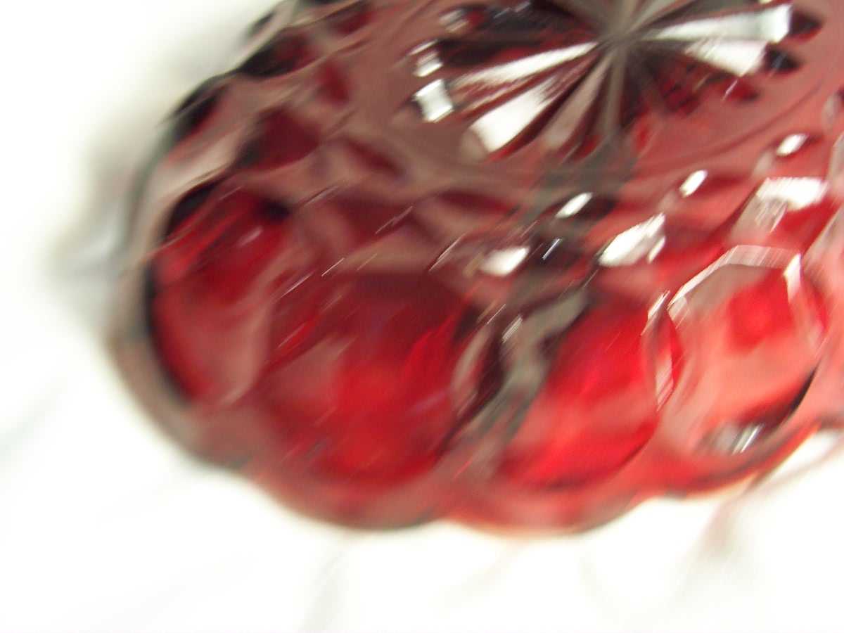 Anchor Hocking Fairfield Ruby Divided dish