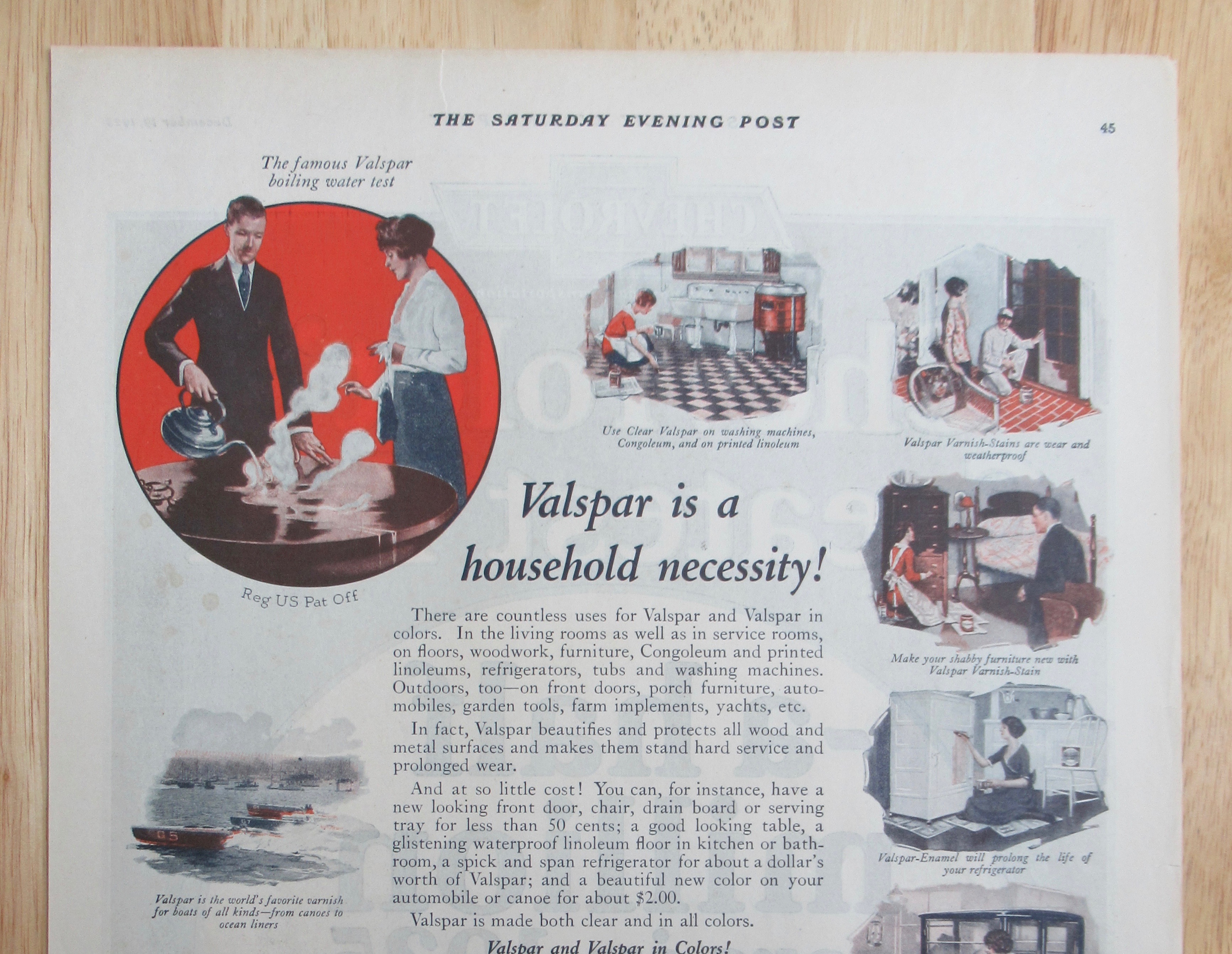 1925 Valentine's Valspar with Household Necessity