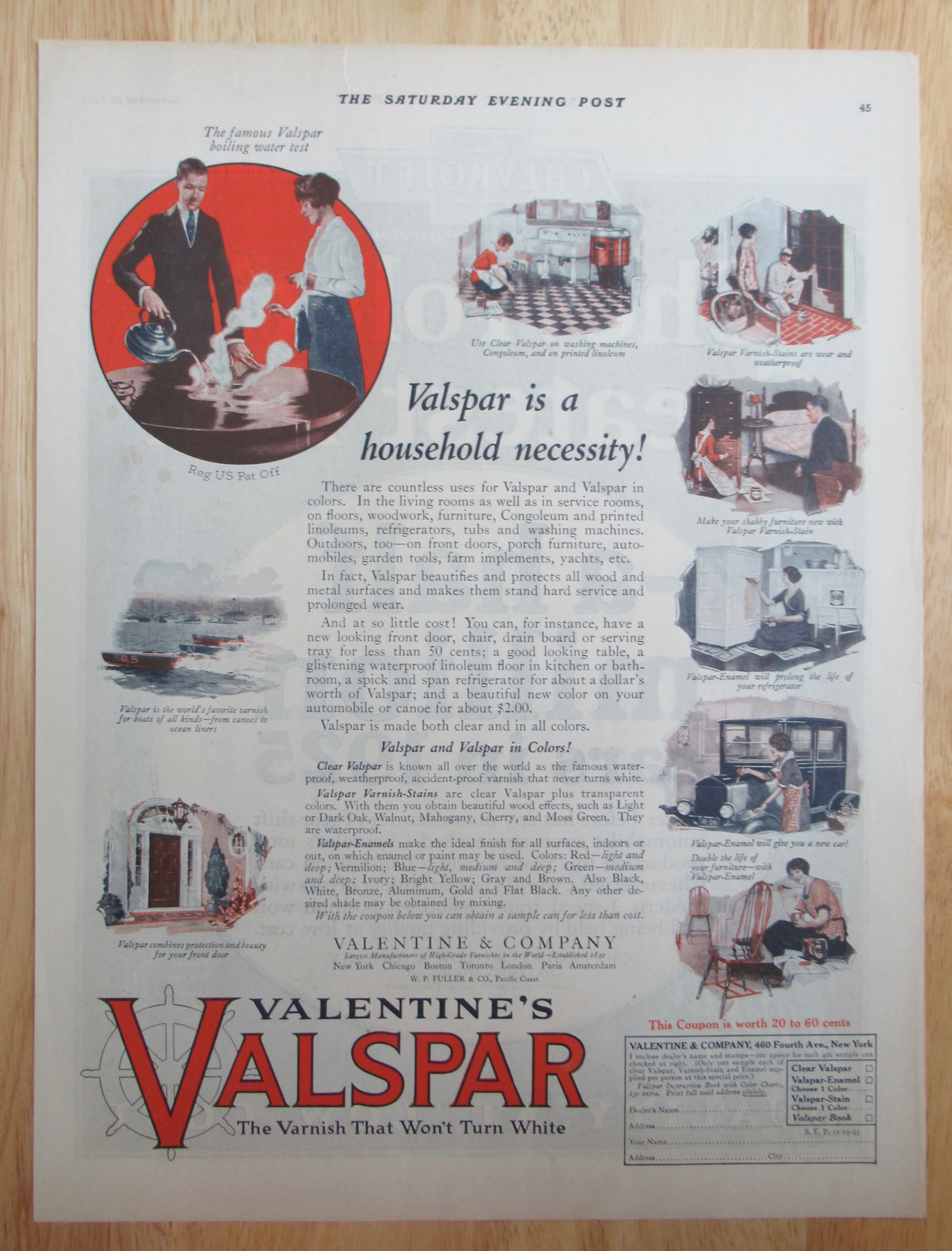 1925 Valentine's Valspar with Household Necessity