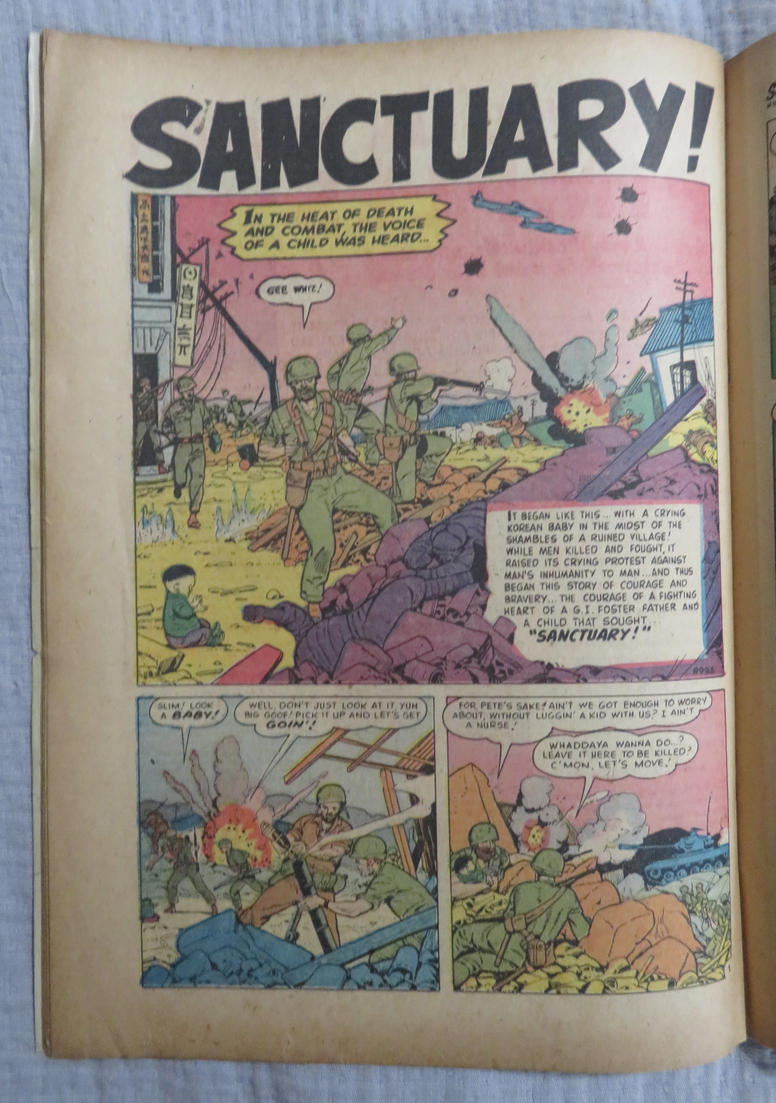 Combat Kelly Comic November 1951 Trapped In Korea