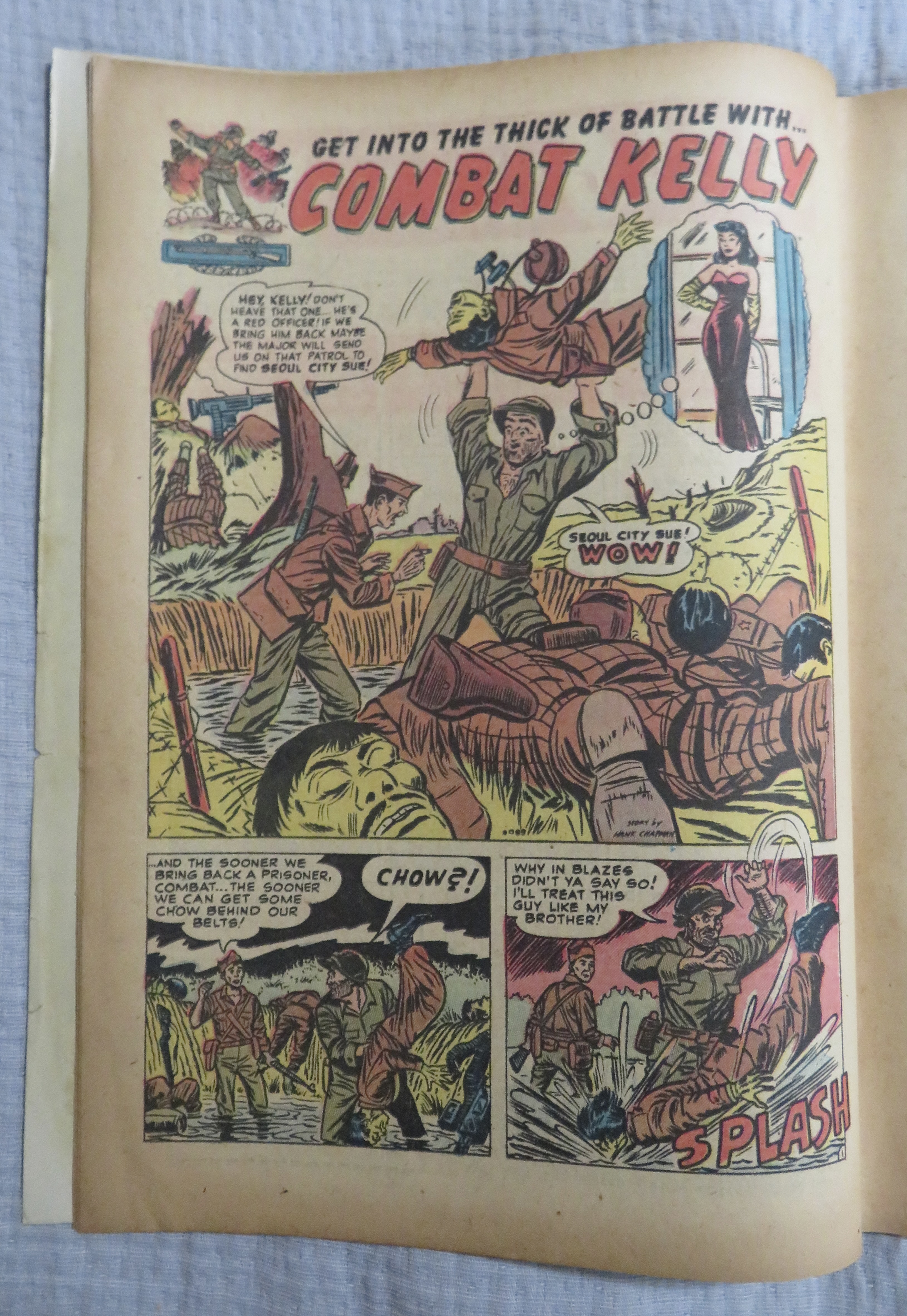 Combat Kelly Comic November 1951 Trapped In Korea