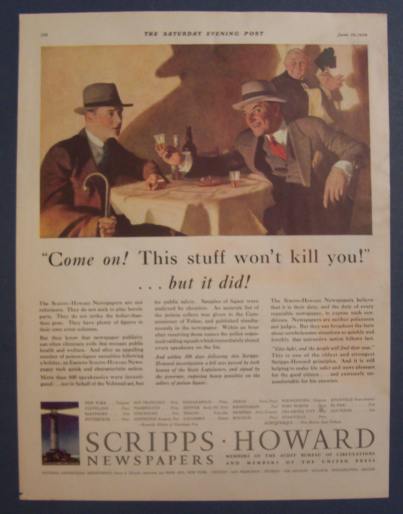 1929  Scripps - Howard  Newspapers