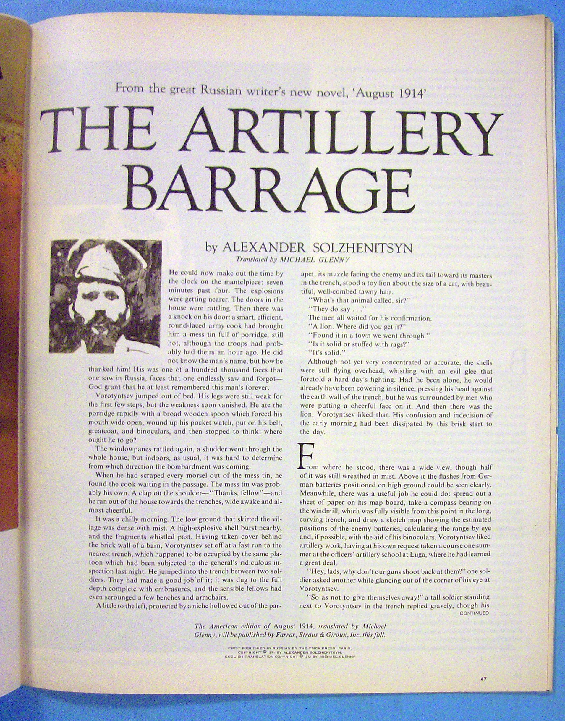 Life Magazine-June 23, 1972-Alexander Solzhenitsyn