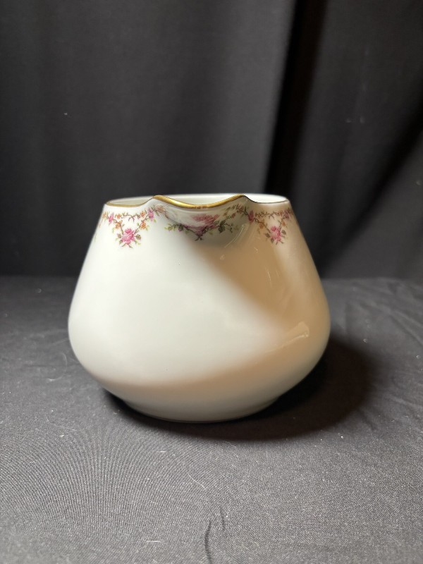Haviland Limoges France Creamer Carson Crockery Co Denver Gold Pink Rose