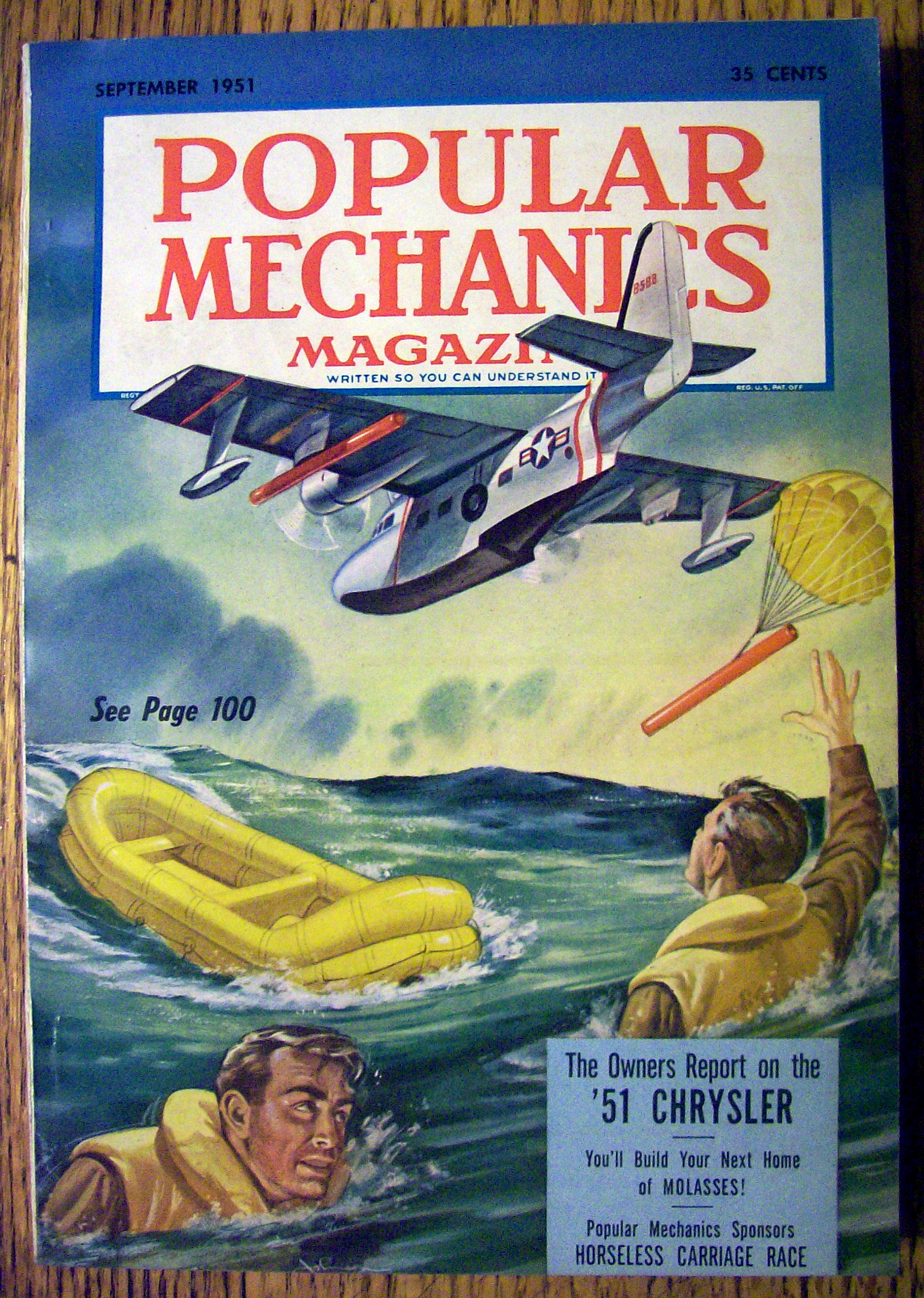 Popular Mechanics September 1951 Build Home Of Molasses
