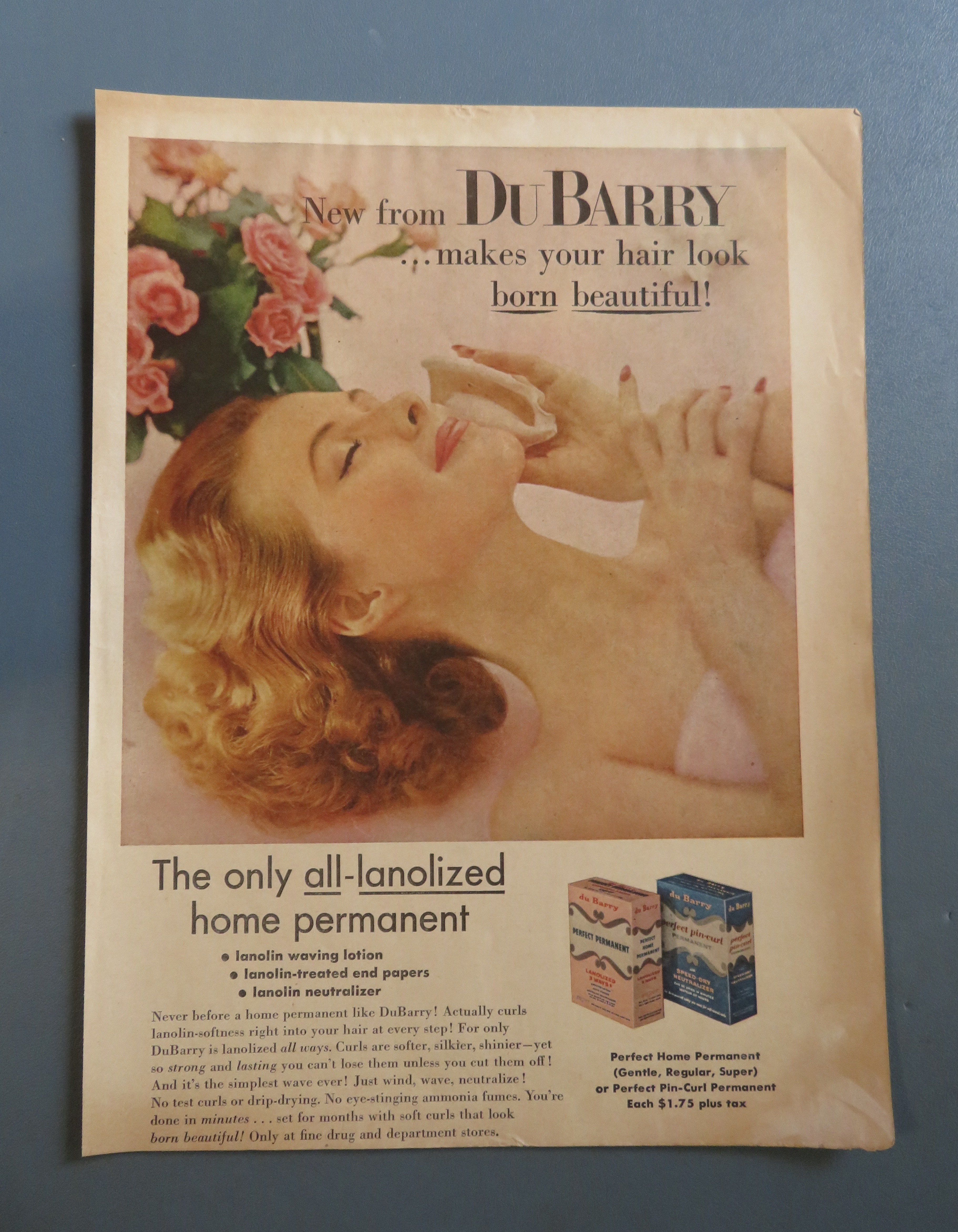 1956 Du Barry Home Permanent with Lovely Woman