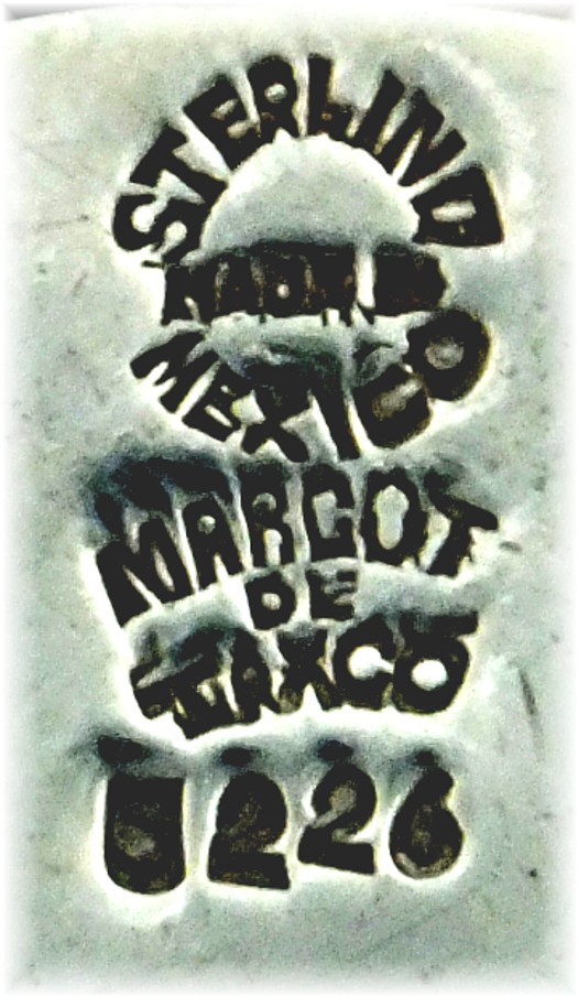 Taxco Mexico Margot Zodiac Sterling Silver Charm Aquari