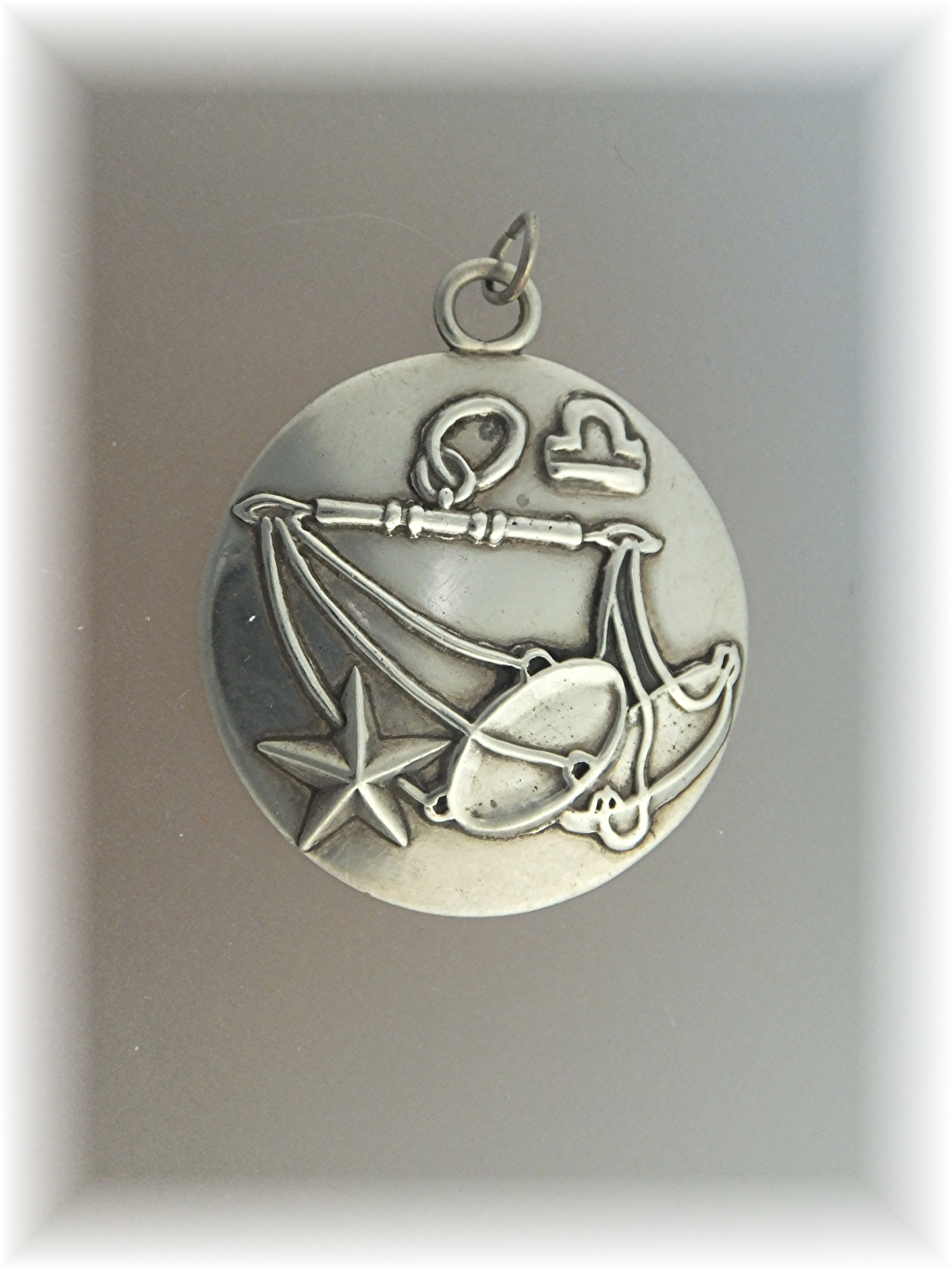 Taxco Mexico Margot Zodiac Sterling Silver Charm Aquari