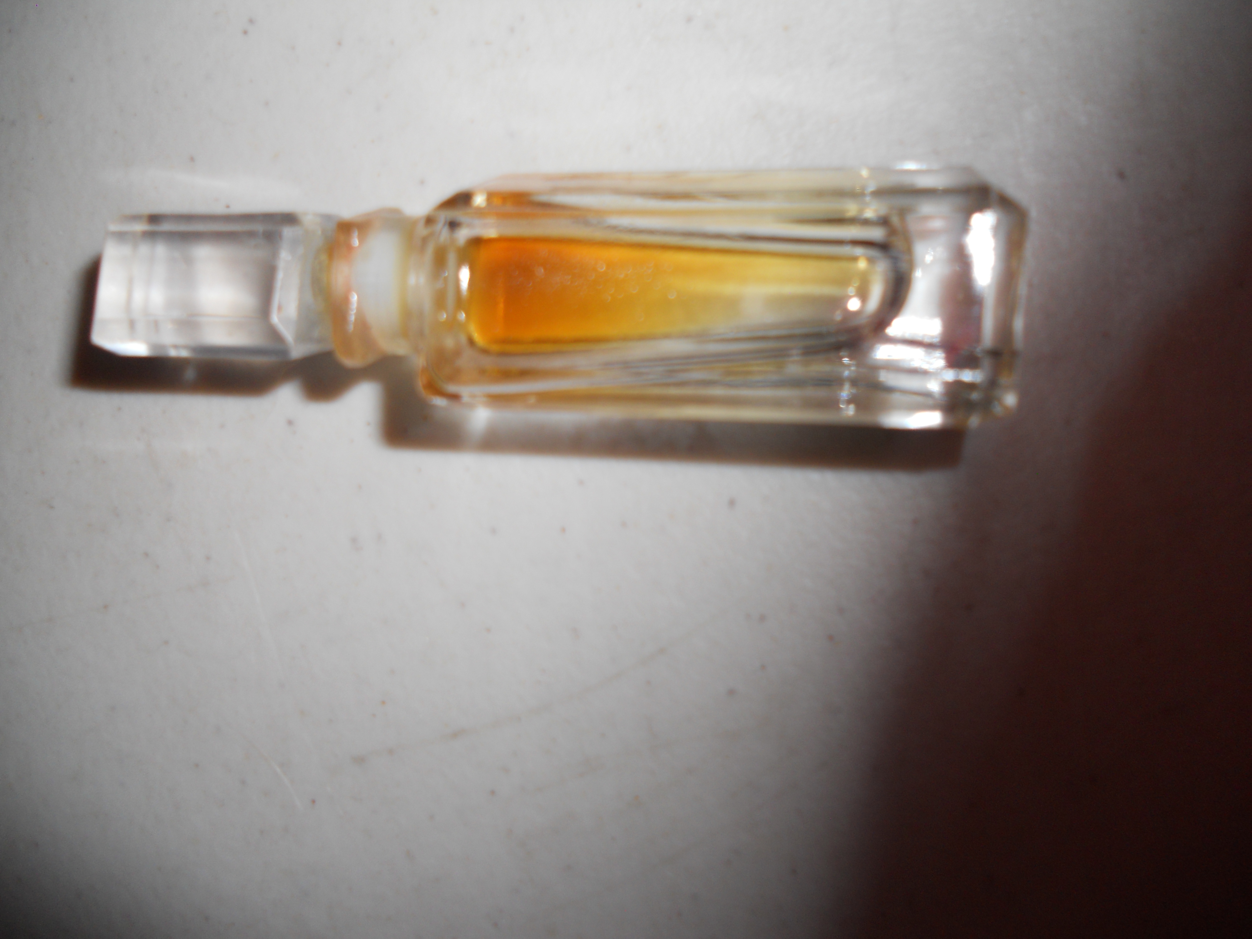 Perfume Bottle W/Stopper, Miniature
