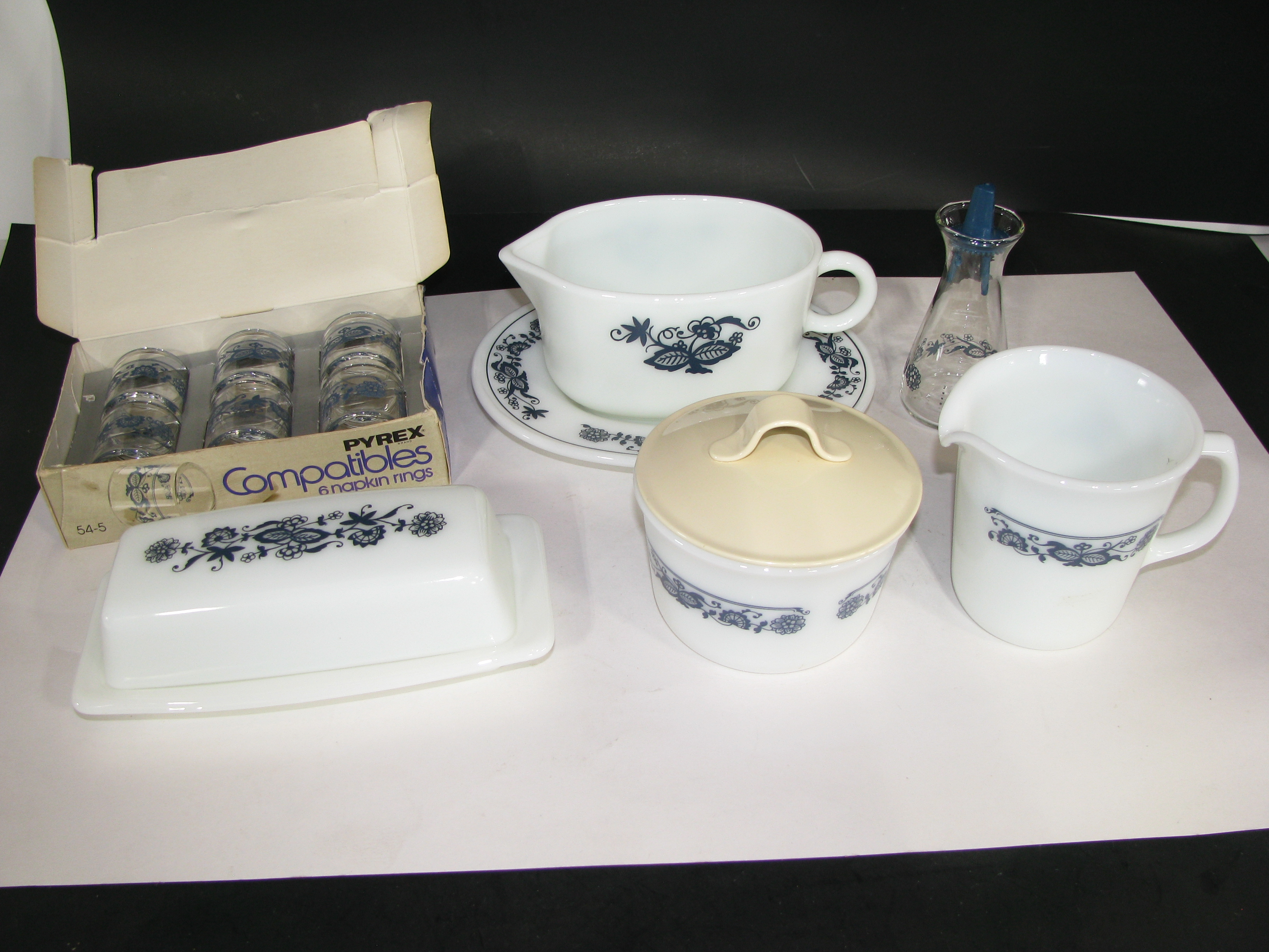 Vintage Pyrex Old Town Blue Variety Set