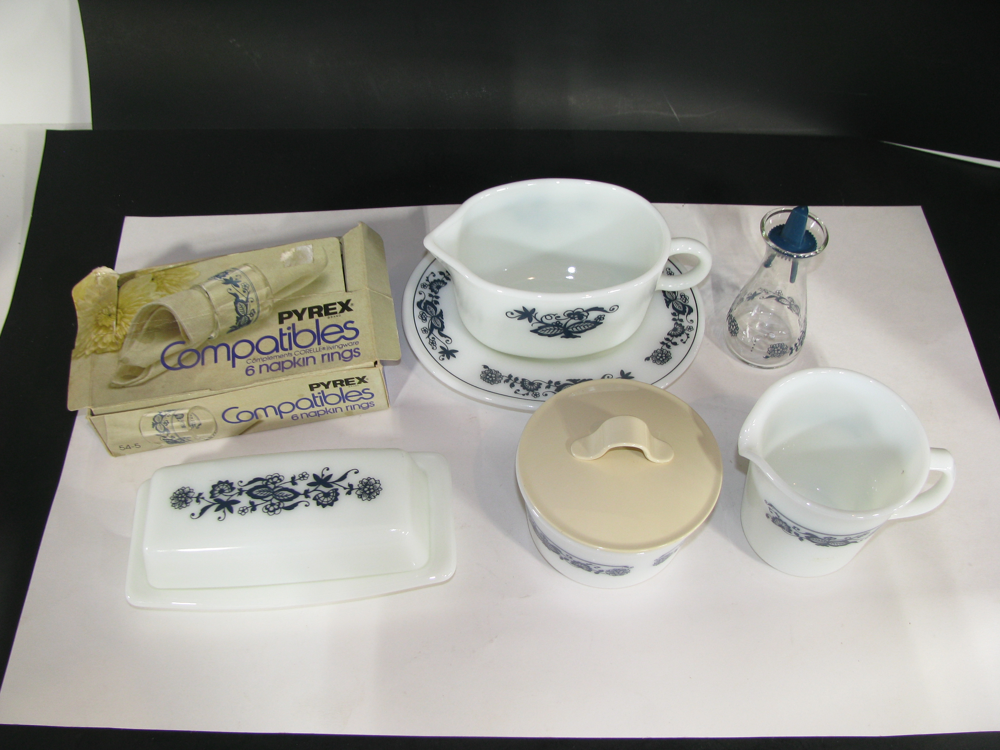 Vintage Pyrex Old Town Blue Variety Set