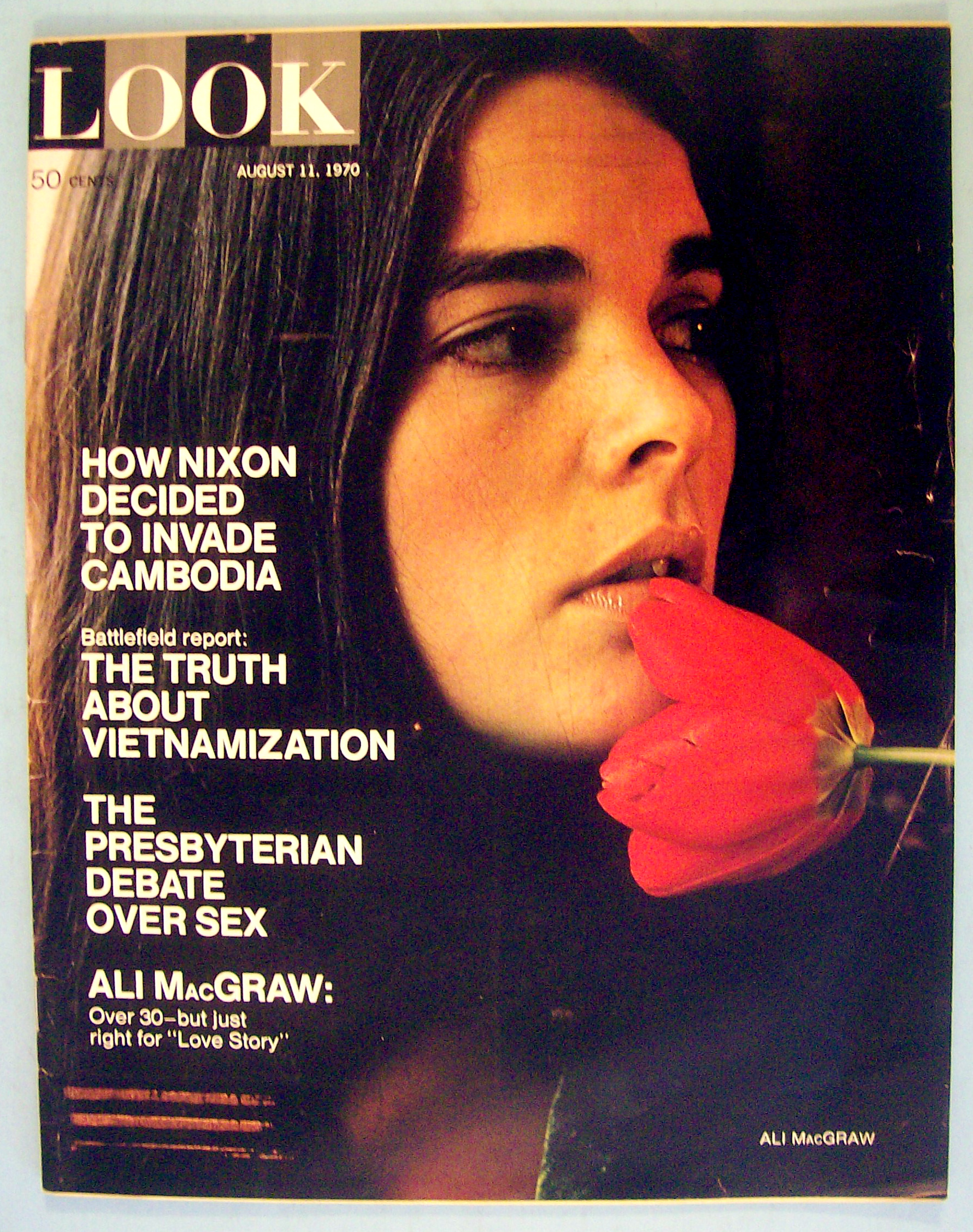Look Magazine August 11, 1970 Ali MacGraw