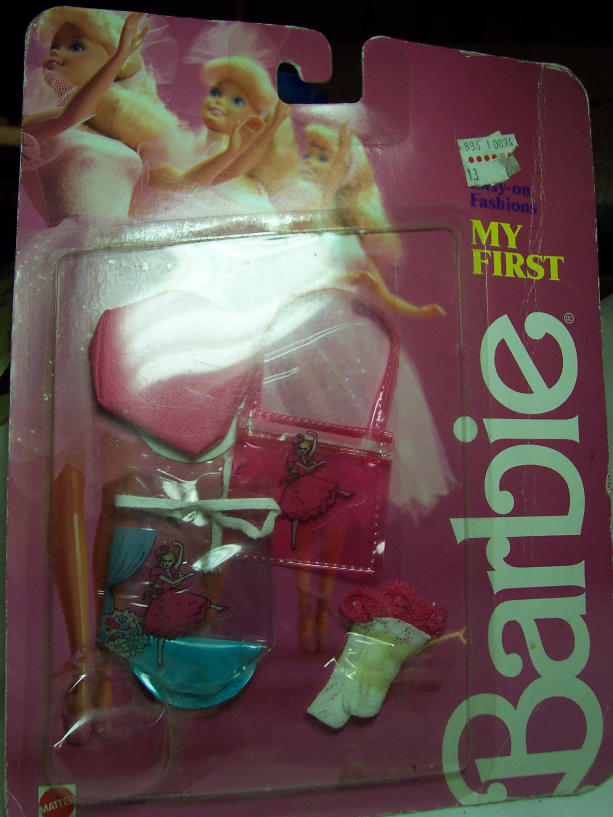 My First Barbie Doll Easy On Fashions Mattel