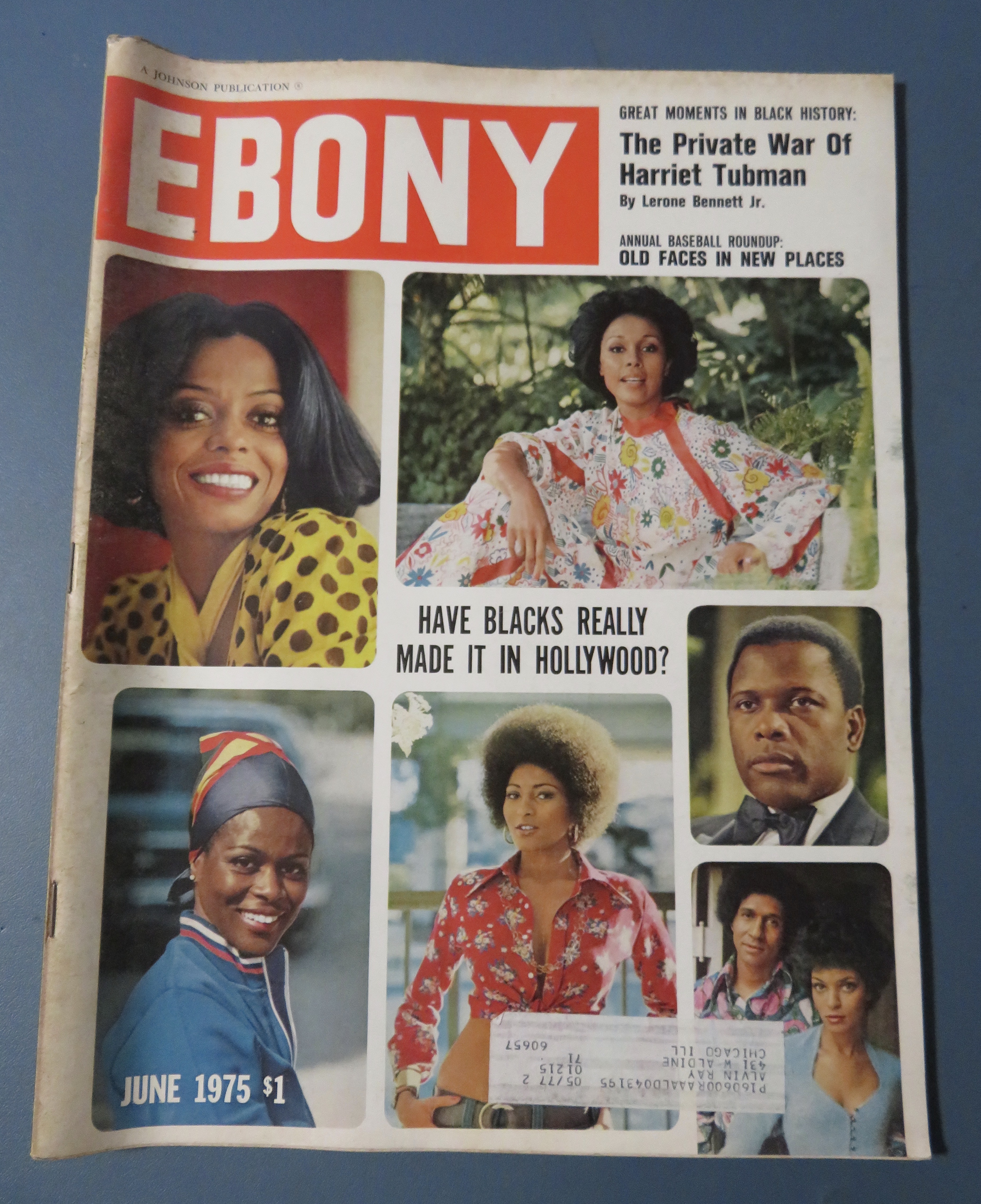 Ebony Magazine-June 1975-Harriet Tubman