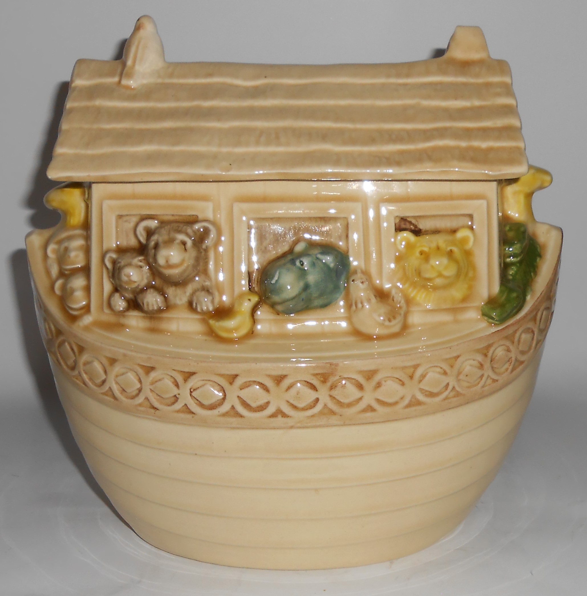 Metlox Pottery Poppy Trail Noah's Ark Cookie Jar