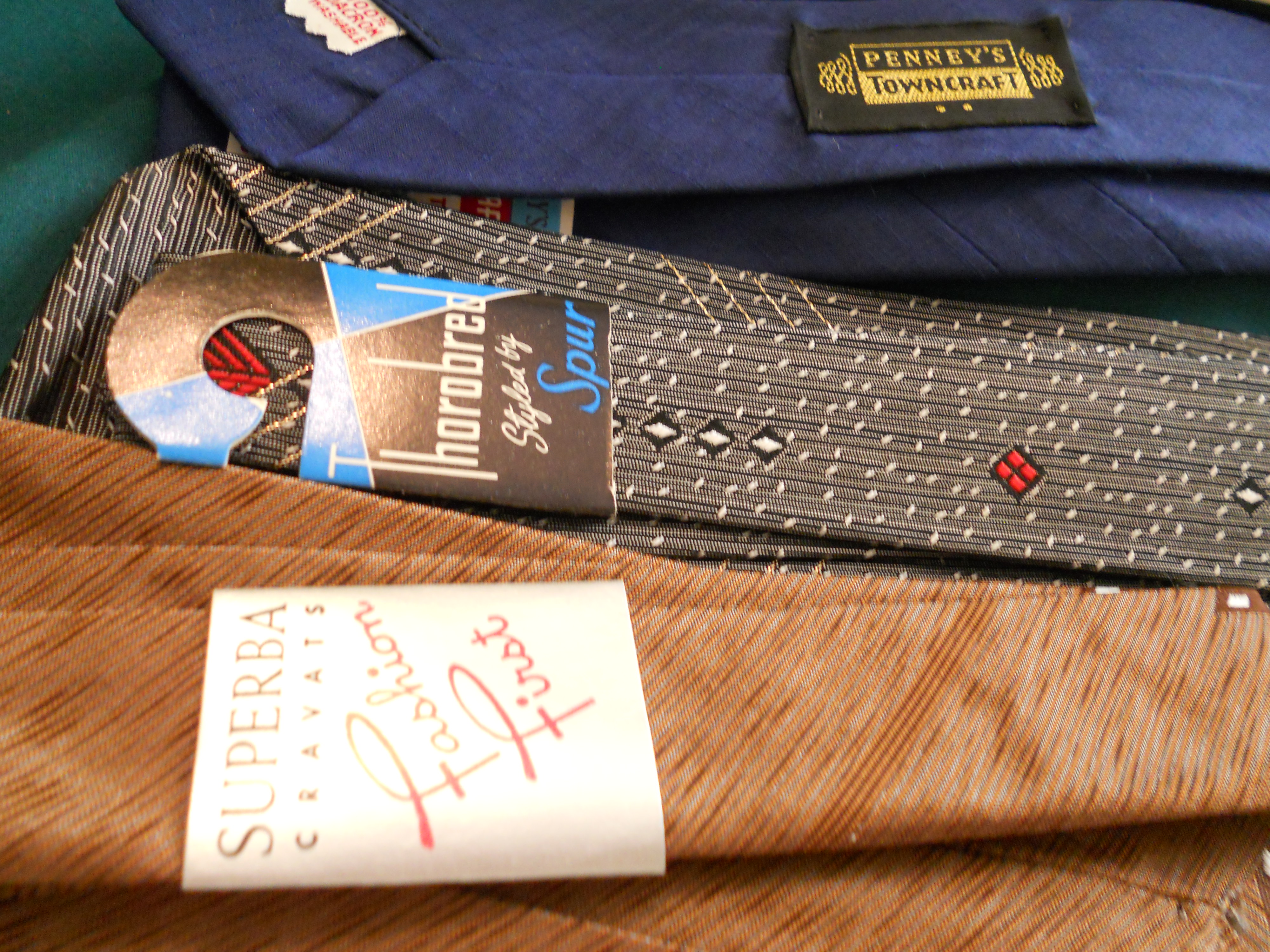 Mens Neck Tie Silk lot of 3 Vermont