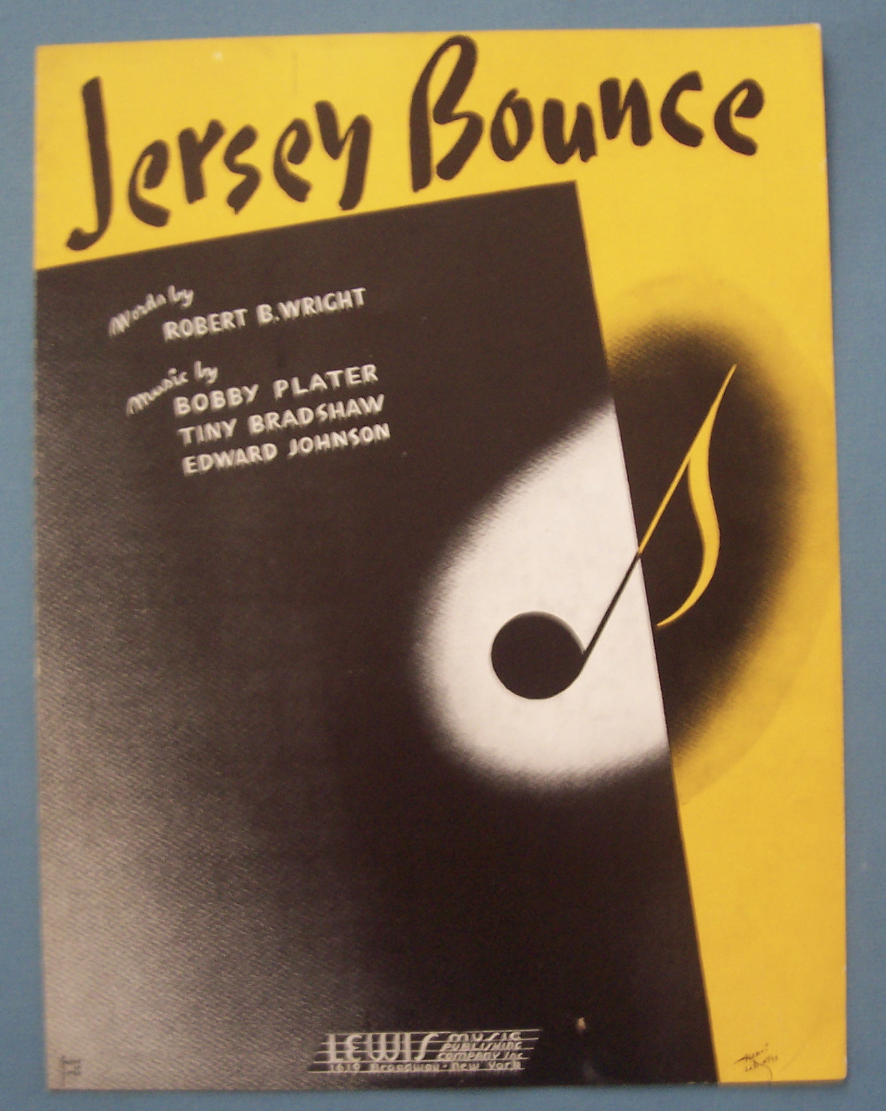 Sheet Music For 1941 Jersey Bounce