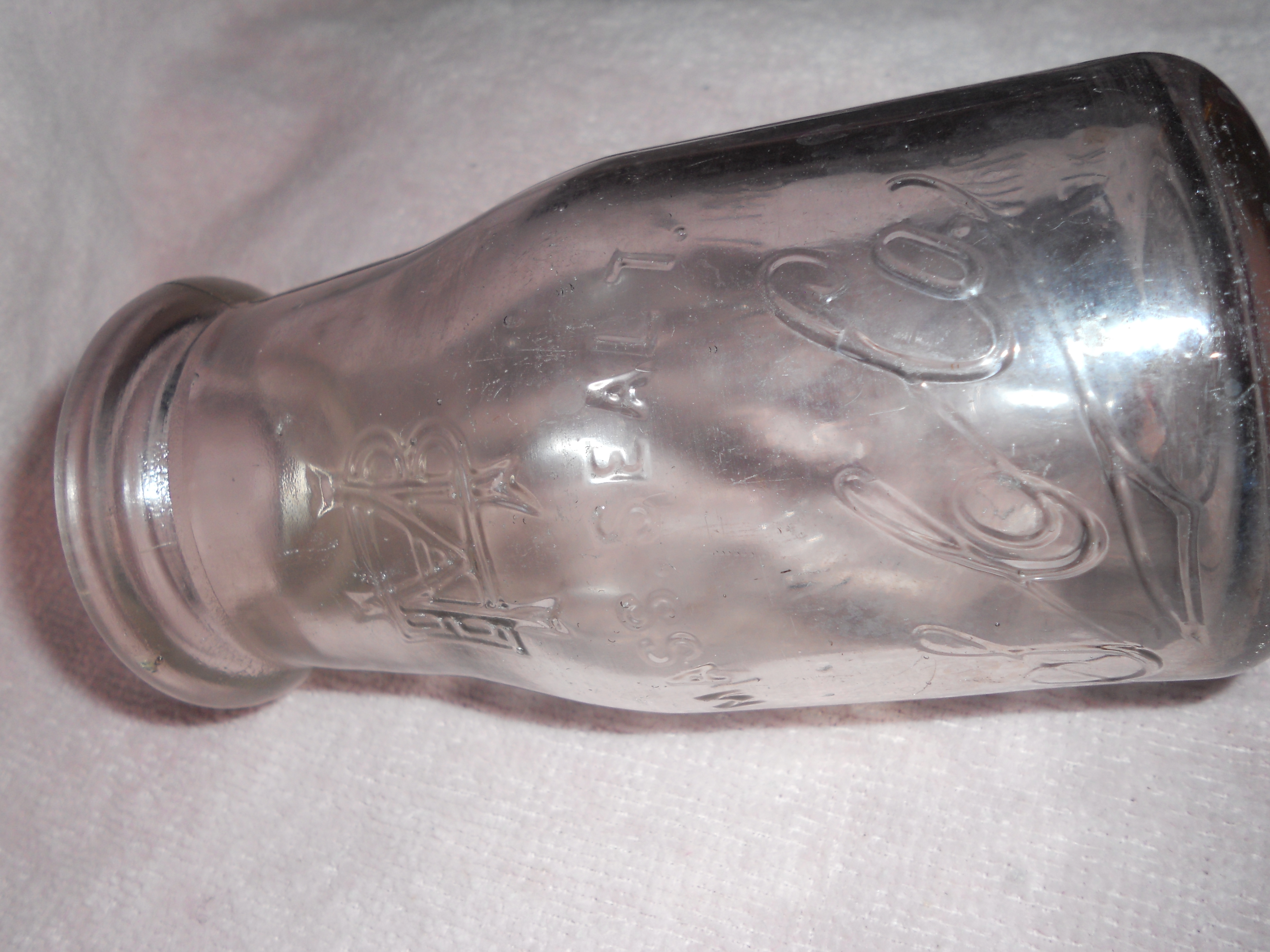 Ball Mountain Cream Bottle Springfield Mass