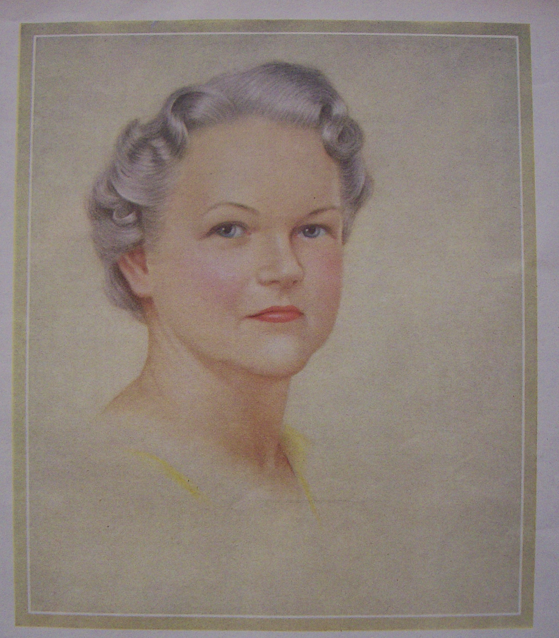 1956 Breck Shampoo with Lovely Gray Haired Woman