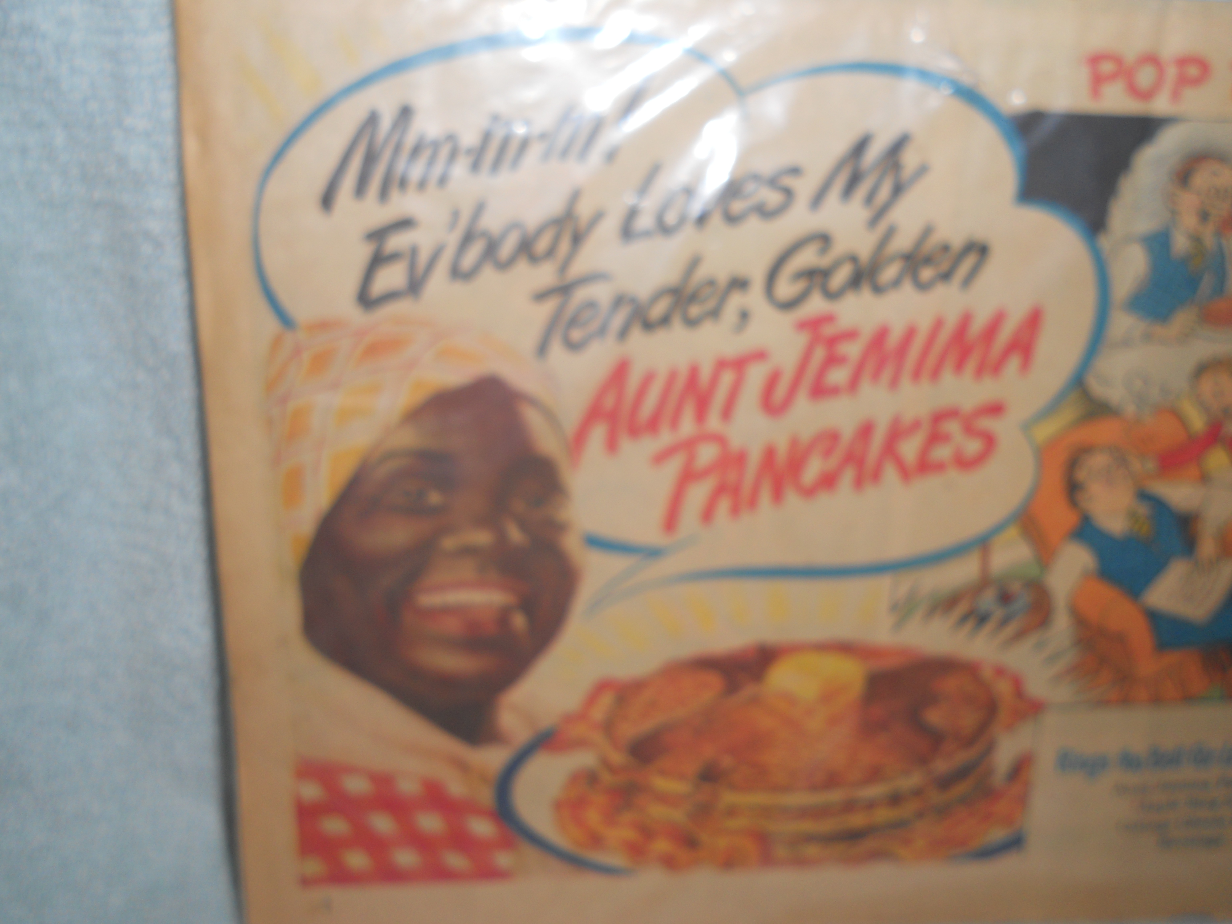 Aunt Jemima Pancakes Advertising Comics