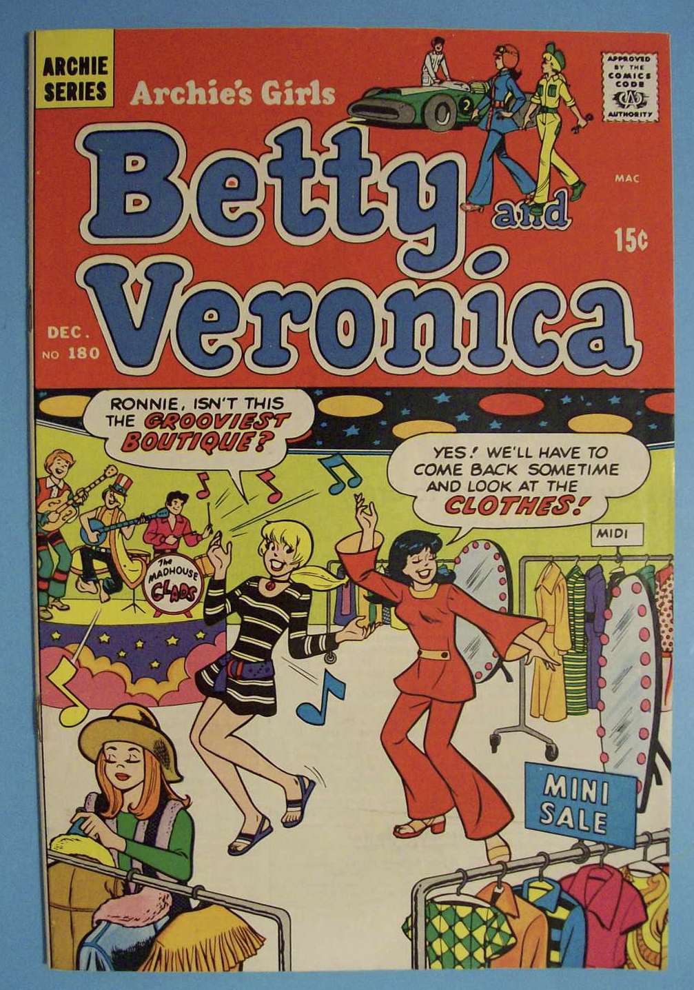 Betty & Veronica Comics -December 1970 - The Real Expo