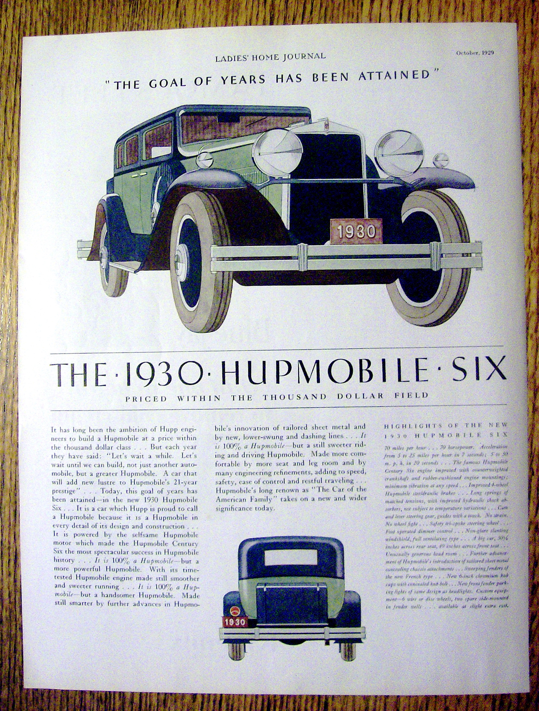 1930 Hupmobile Six
