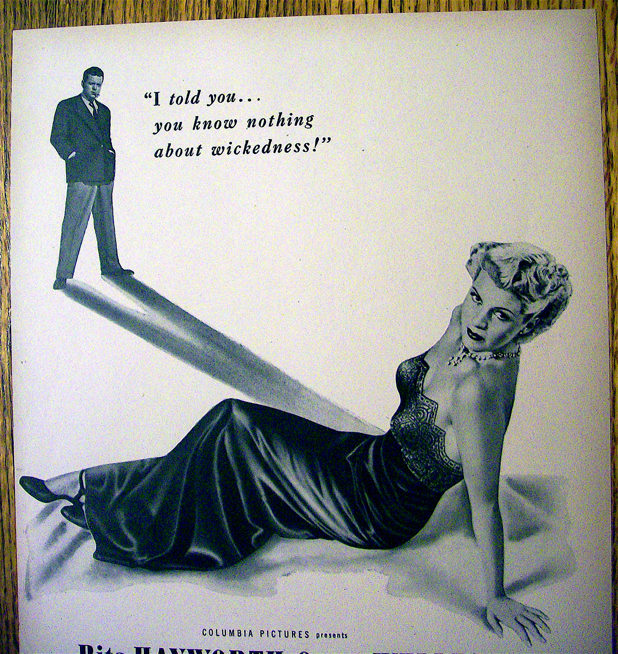 Ad: 1948 The Lady From Shanghai with Rita Hayworth
