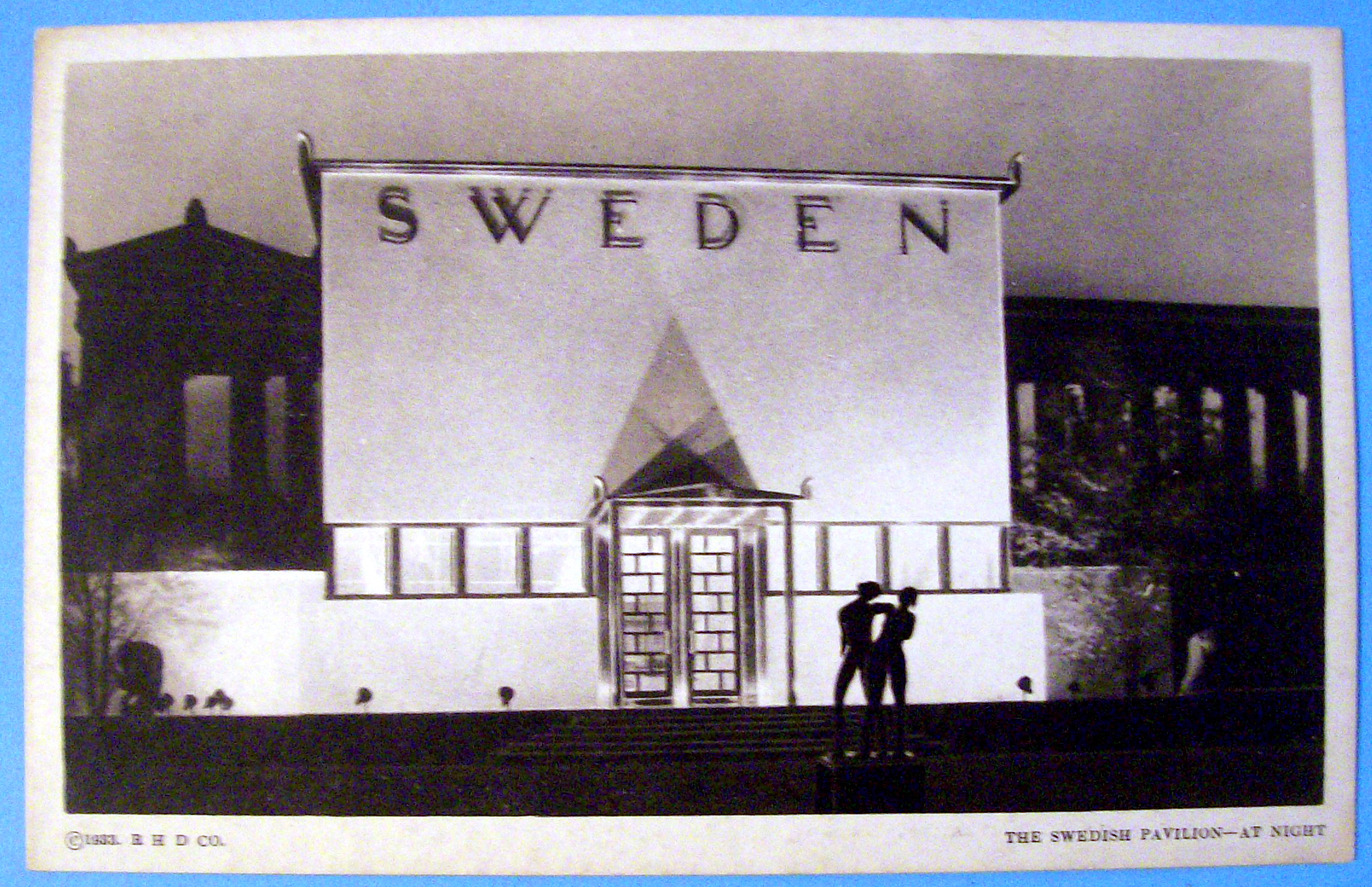 Swedish Pavilion Postcard (Chicago World's Fair)