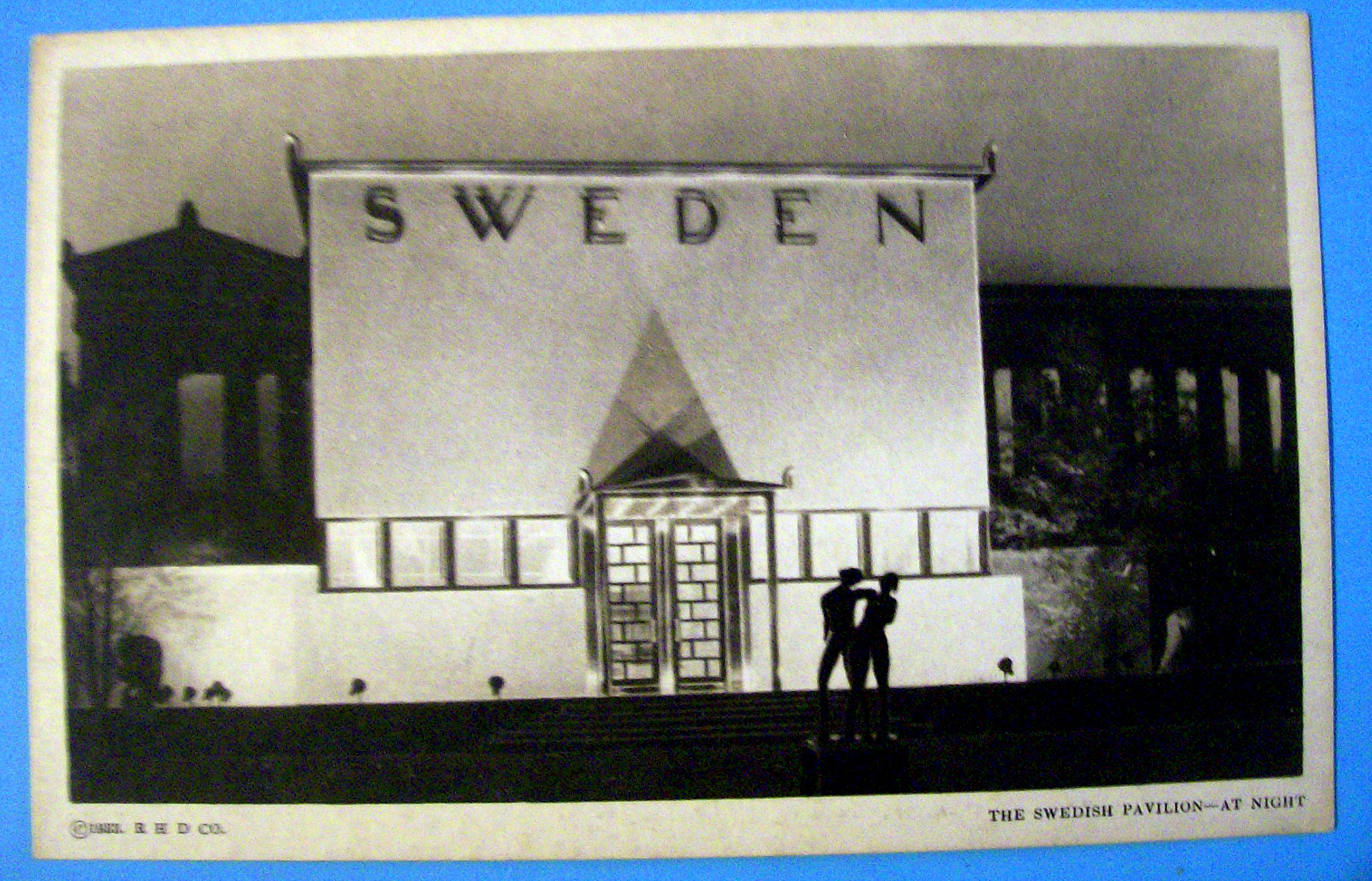 Swedish Pavilion Postcard (Chicago World's Fair)