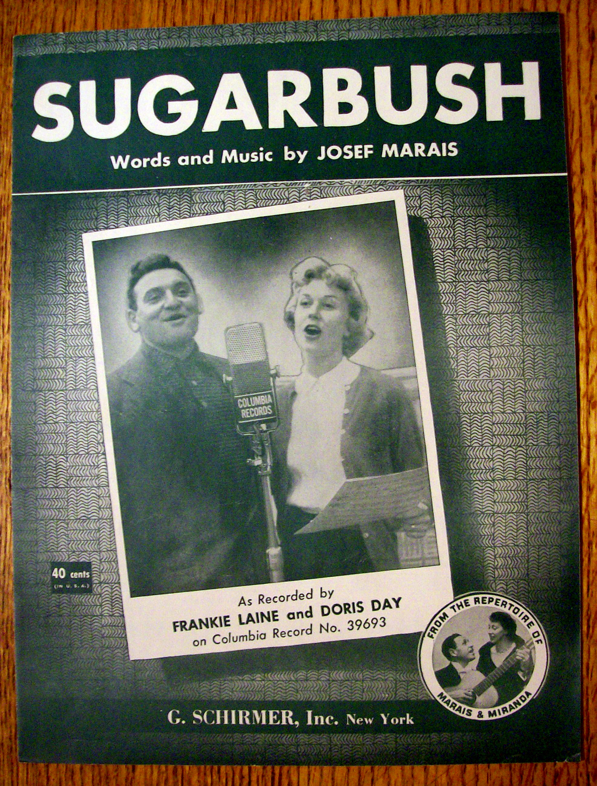 Sheet Music For 1952 Sugarbush