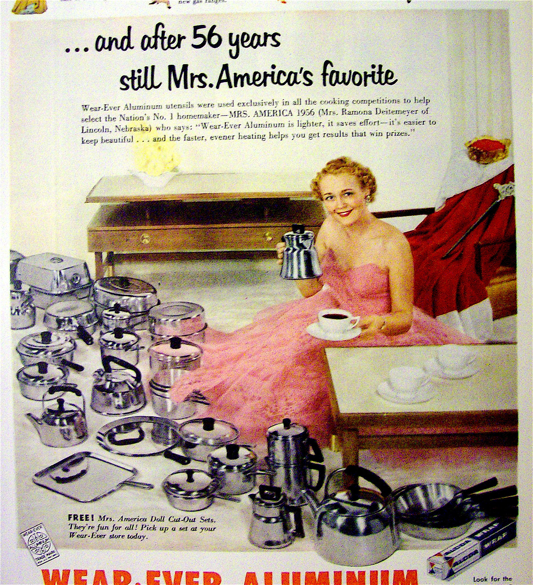 1956 Wear-Ever Aluminum with Mrs. America