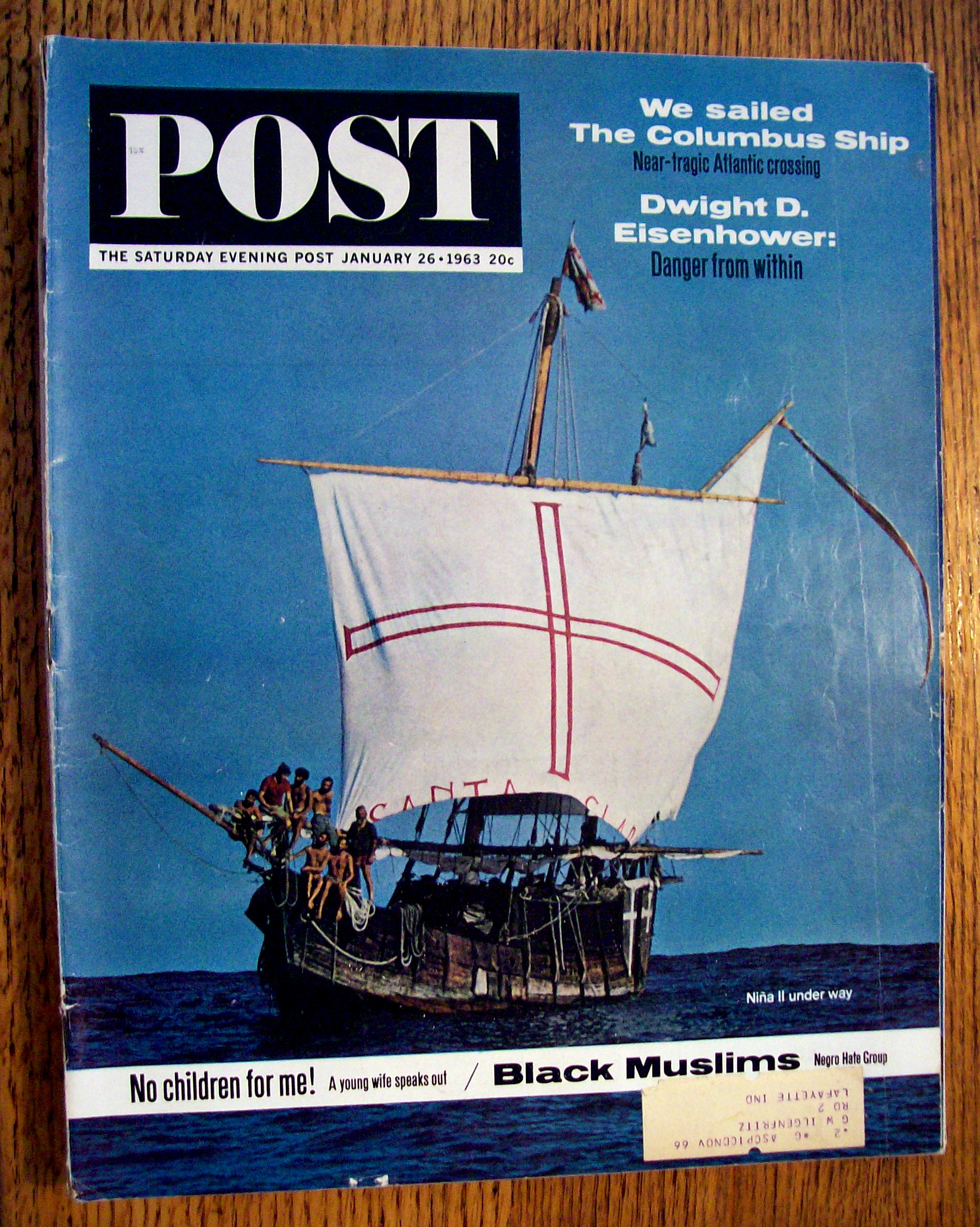 Saturday Evening Post Magazine - January 26, 1963