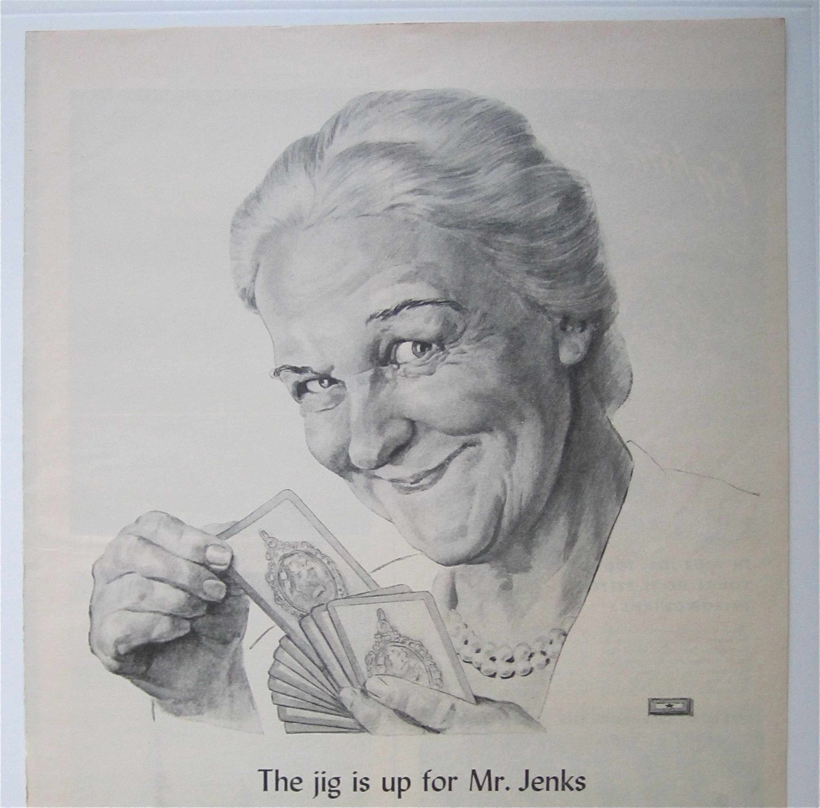 1943 Bicycle & Congress Playing Cards w/ Woman Smiling