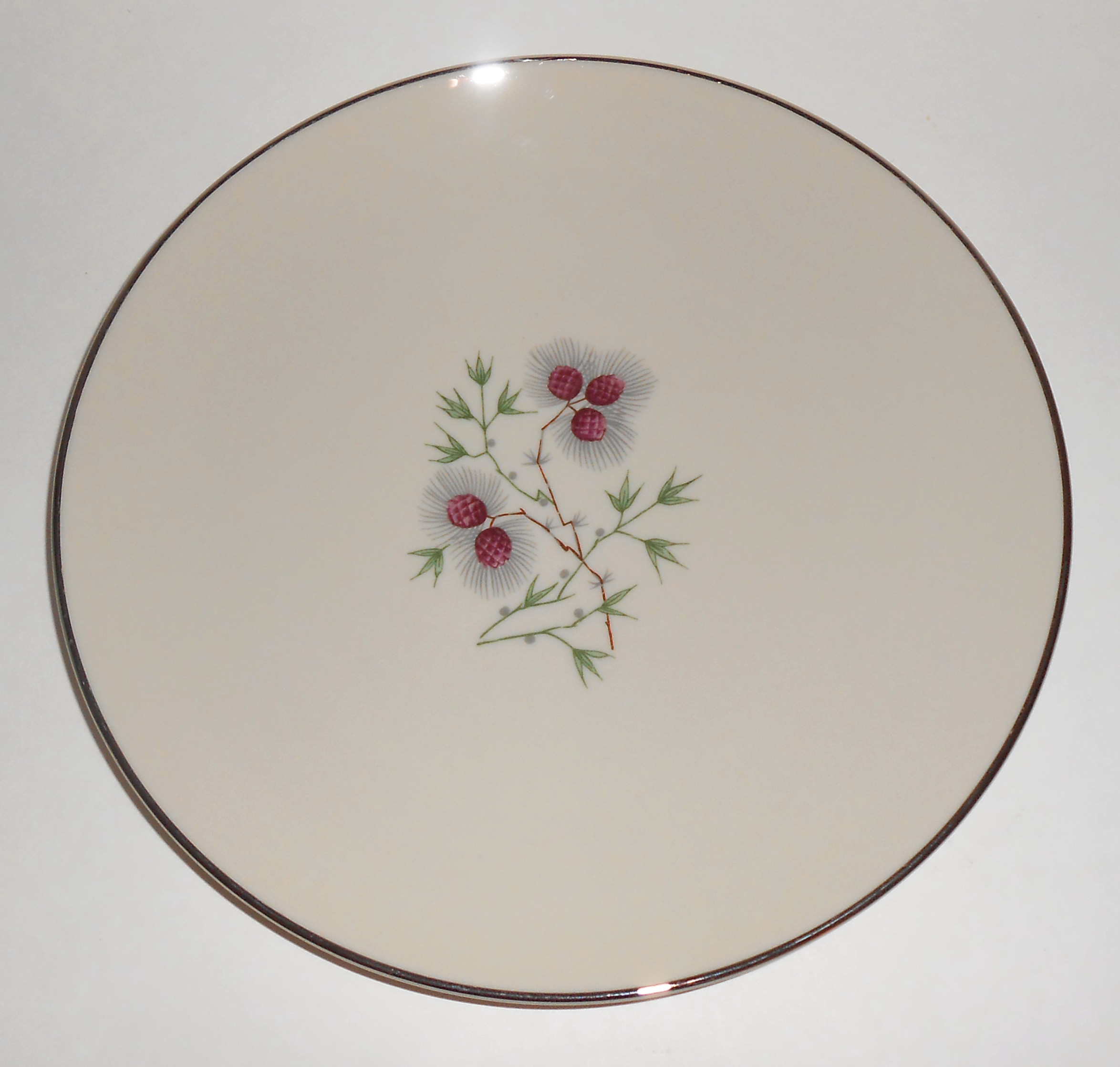 Society Fine Arts China Larchwood Salad Plate! MINT