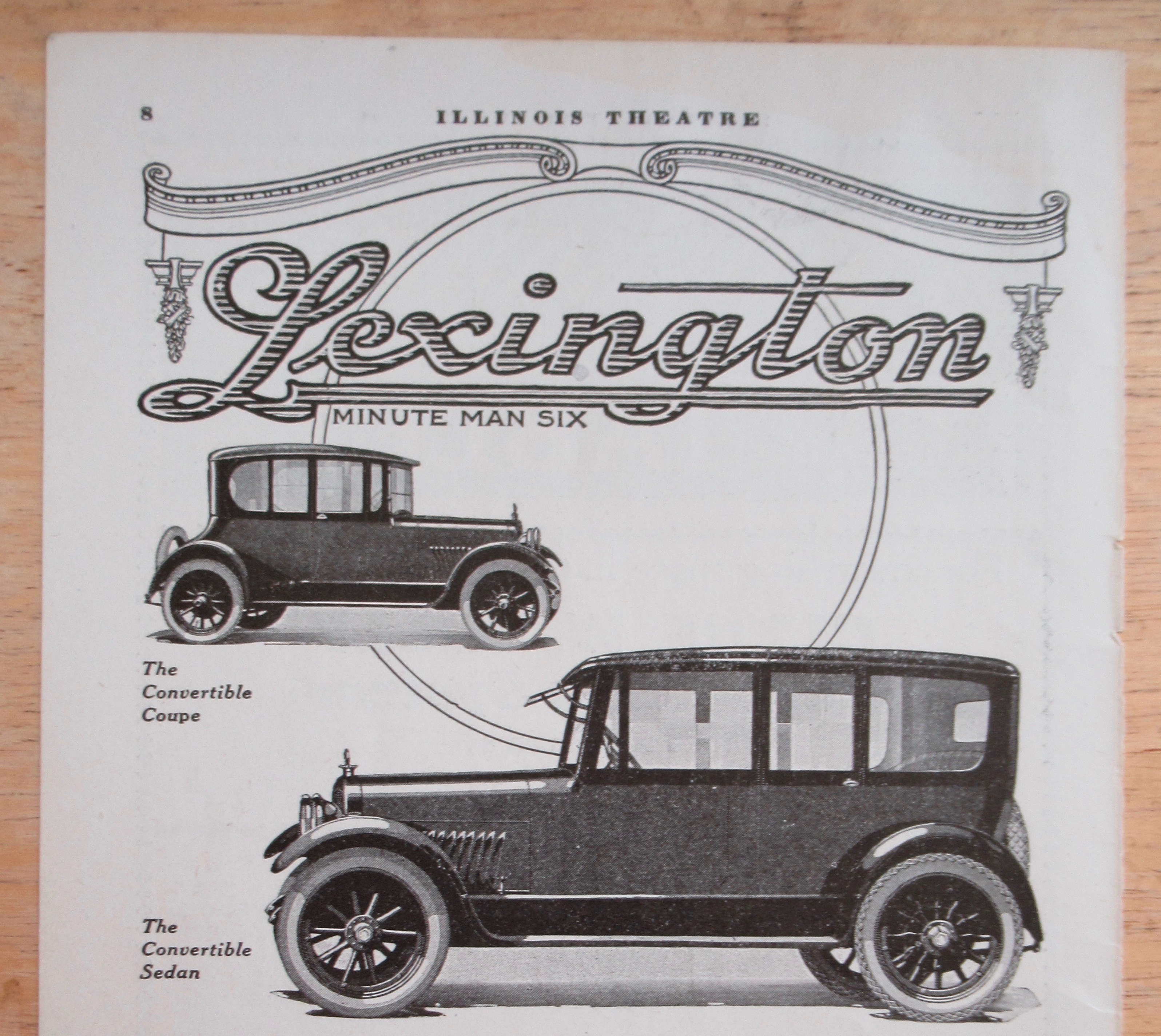 1918 Lexington Automobiles with Coupe & Sedan