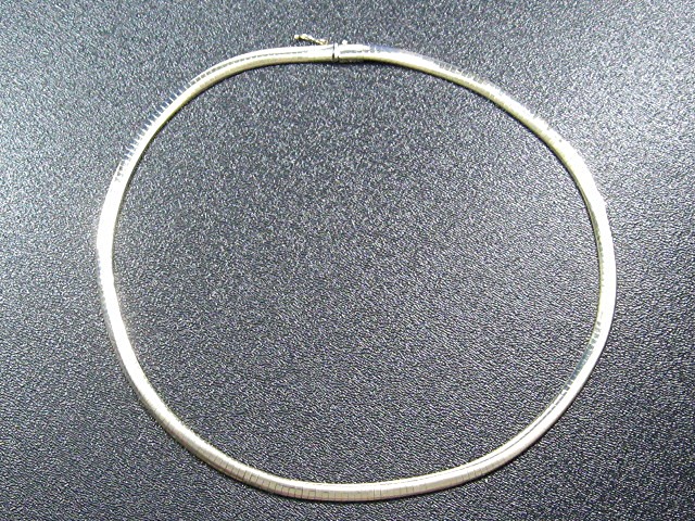 14K Gold Omega Necklace  Italy 34grams