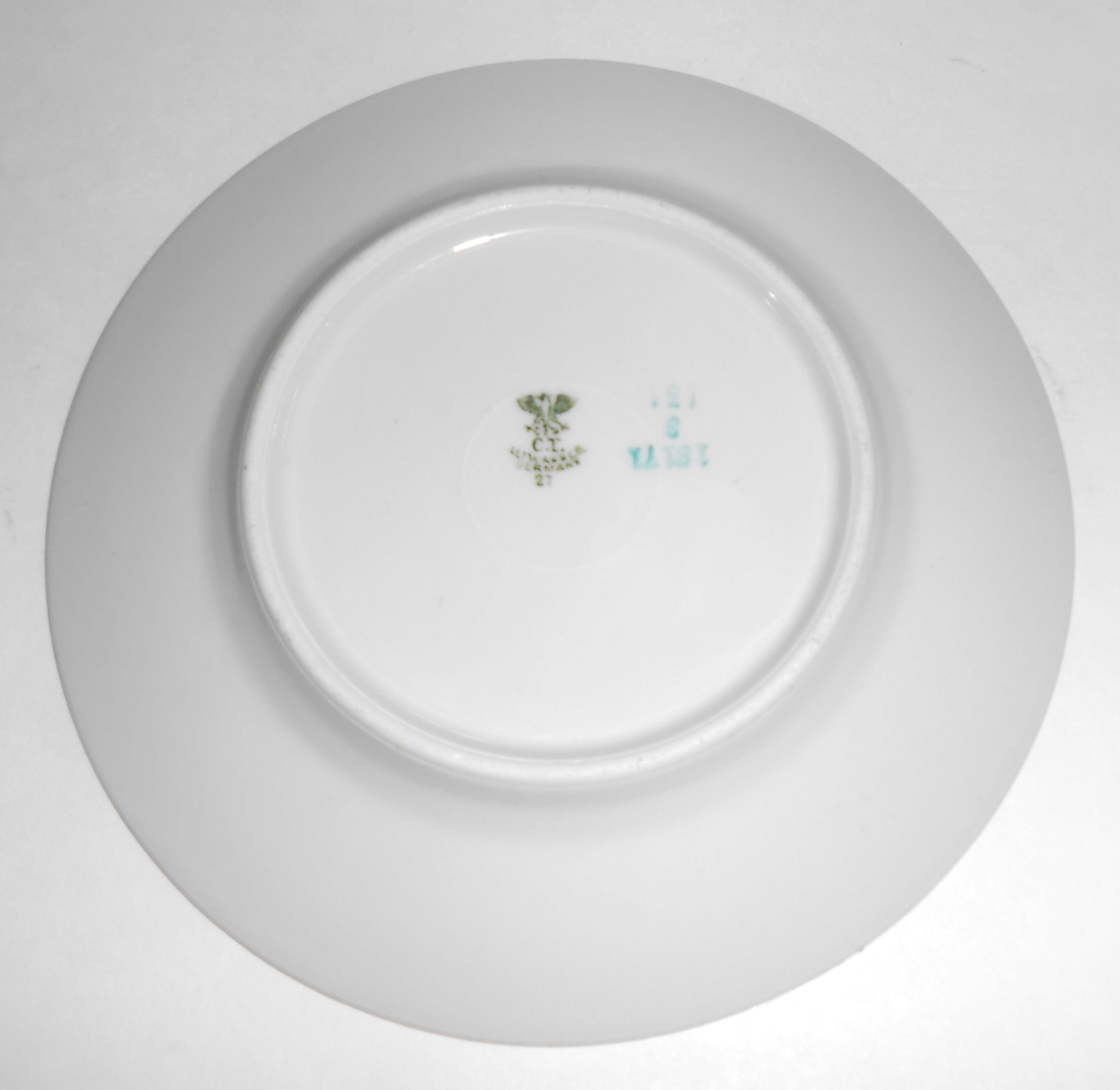 C. Tielsch Germany China Oriental Woman Gardening Plate