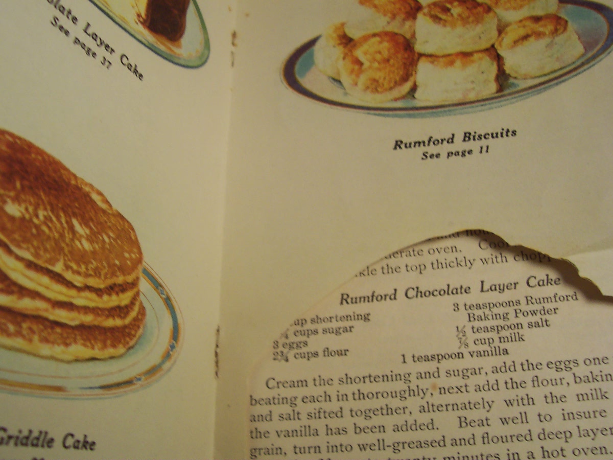 Rumford Everyday Cook Book., 1940's