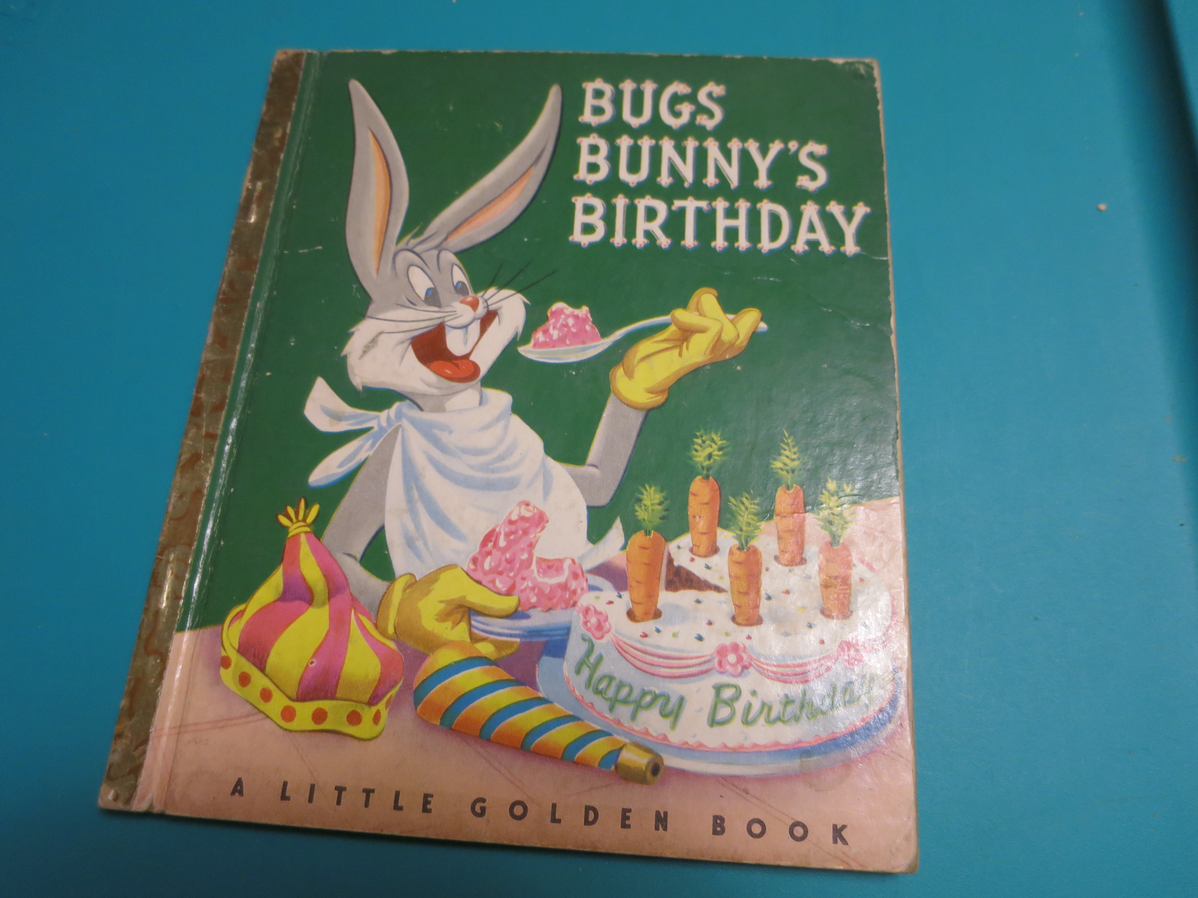 Bugs Bunnys Birthday Book 1950 Little Golden Book