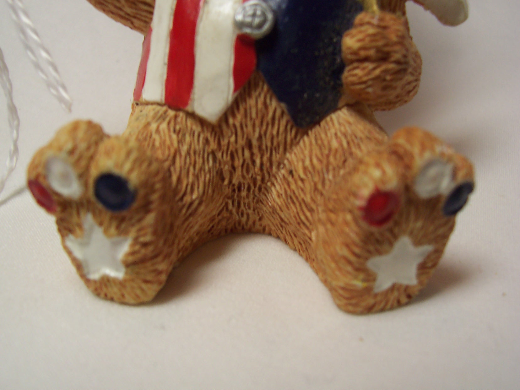 Claires 1997 Patriotic Bear Ornament