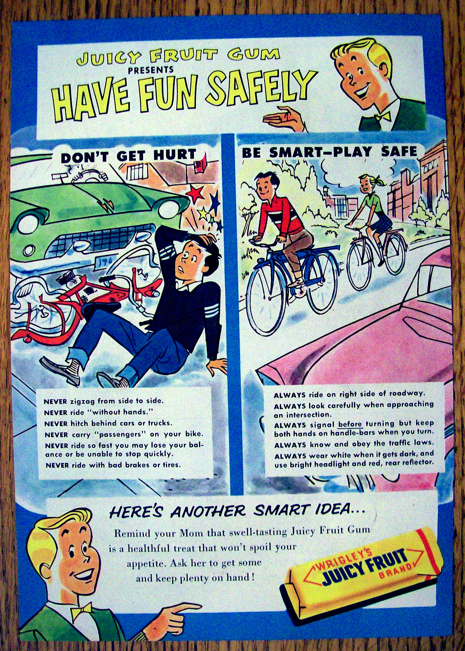 1978 Wrigley Juicy Fruit Chewing Gum w/Have Fun Safely
