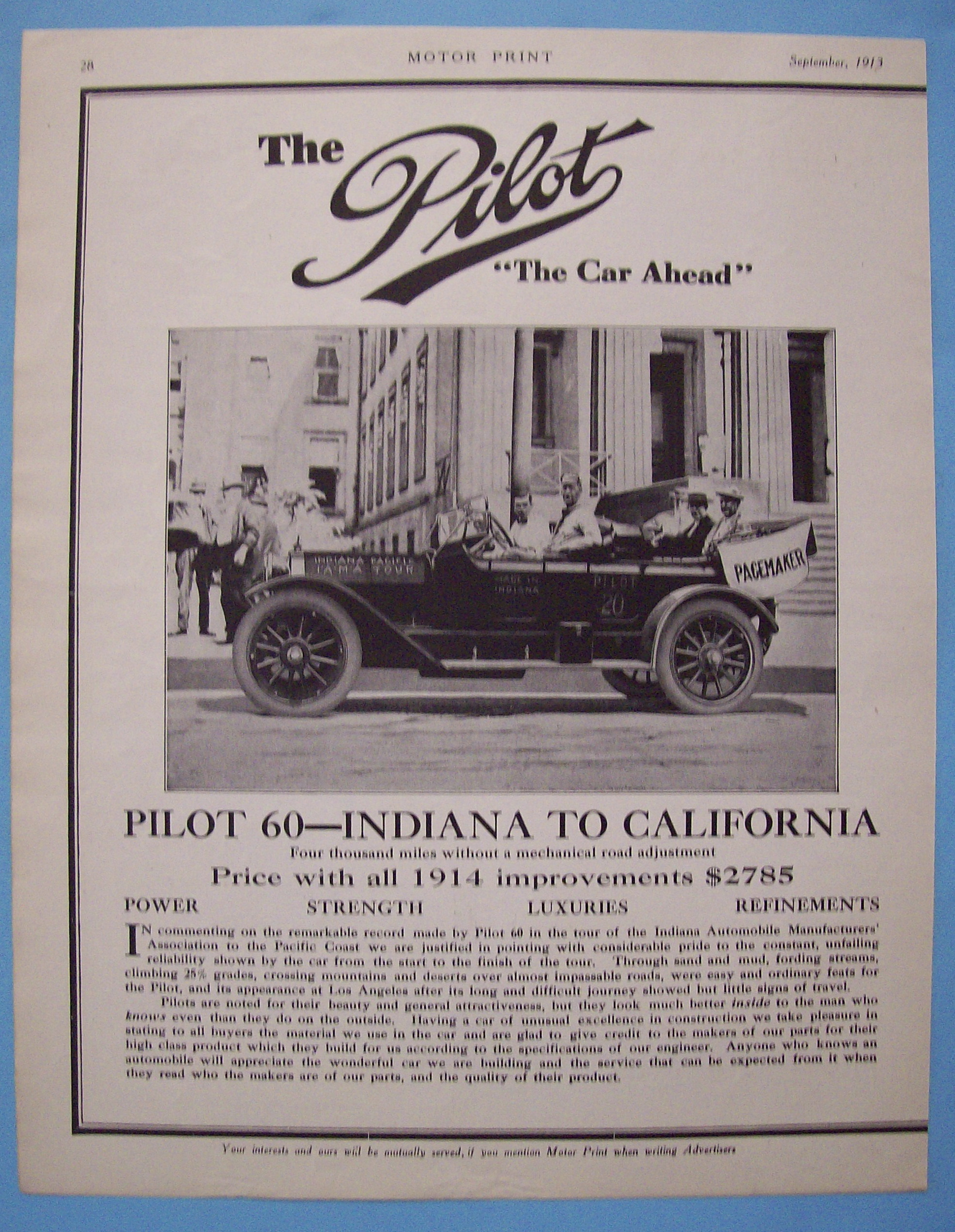 Vintage Ad: 1913 Pilot