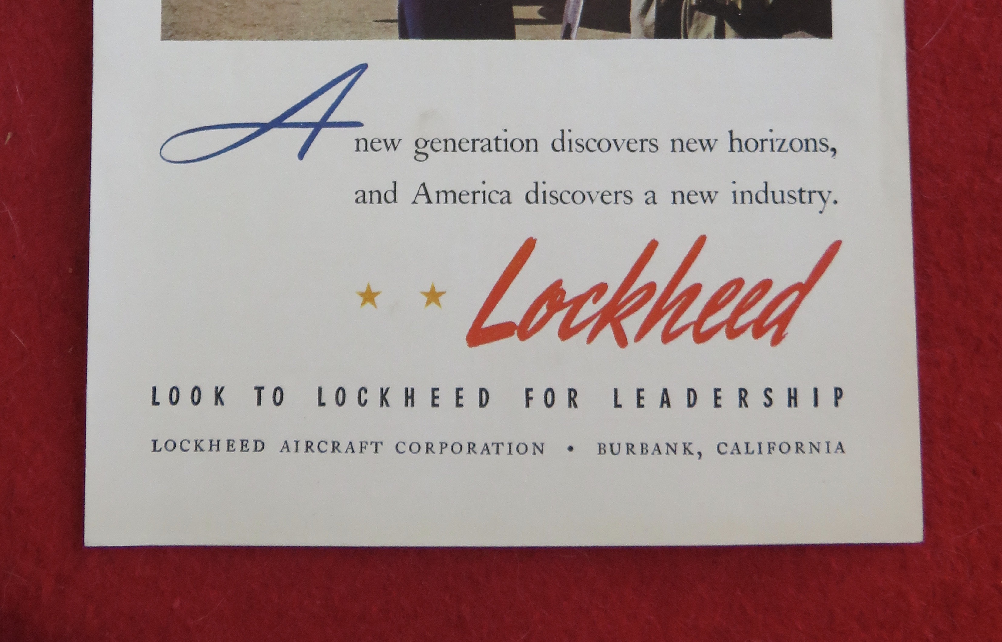 1939 Lockheed Aircraft Corporation with Man & Woman