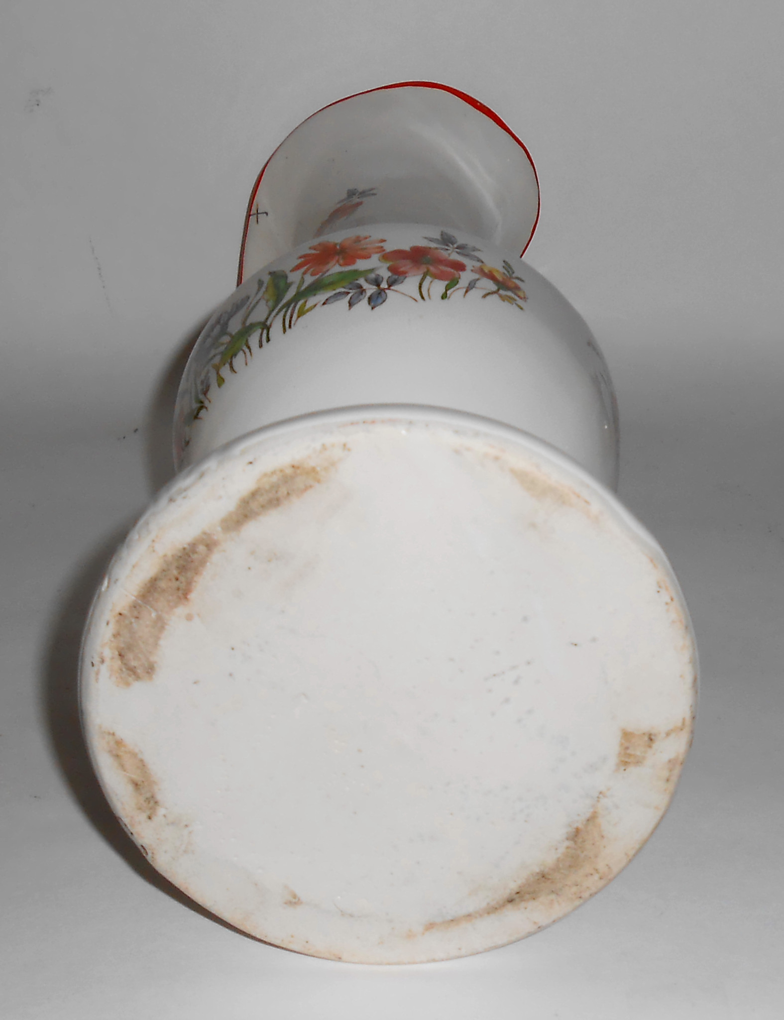 California Originals Tall Floral Decorated Pitcher W/St