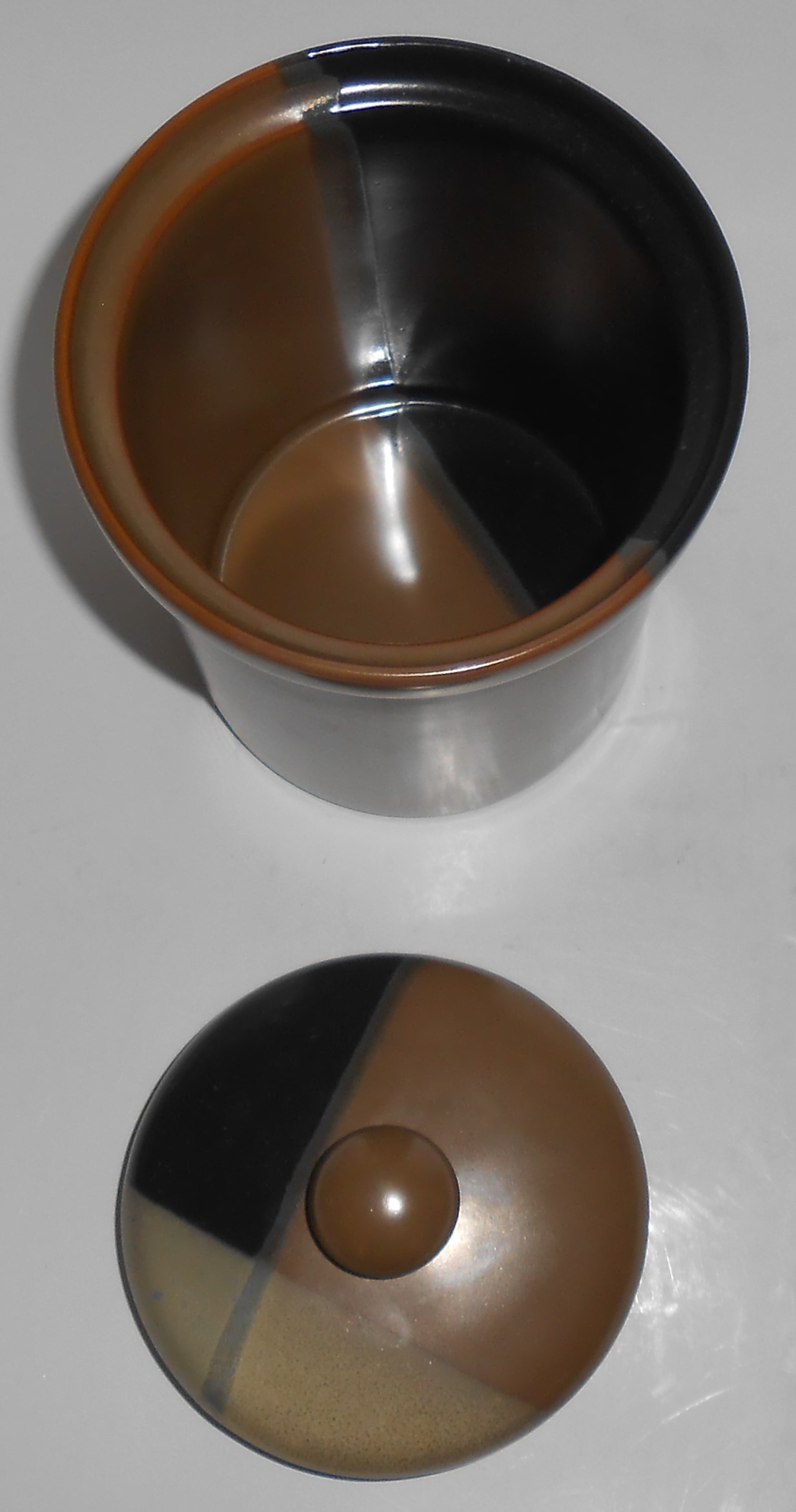 Sango China Gold Dust Black Medium Canister