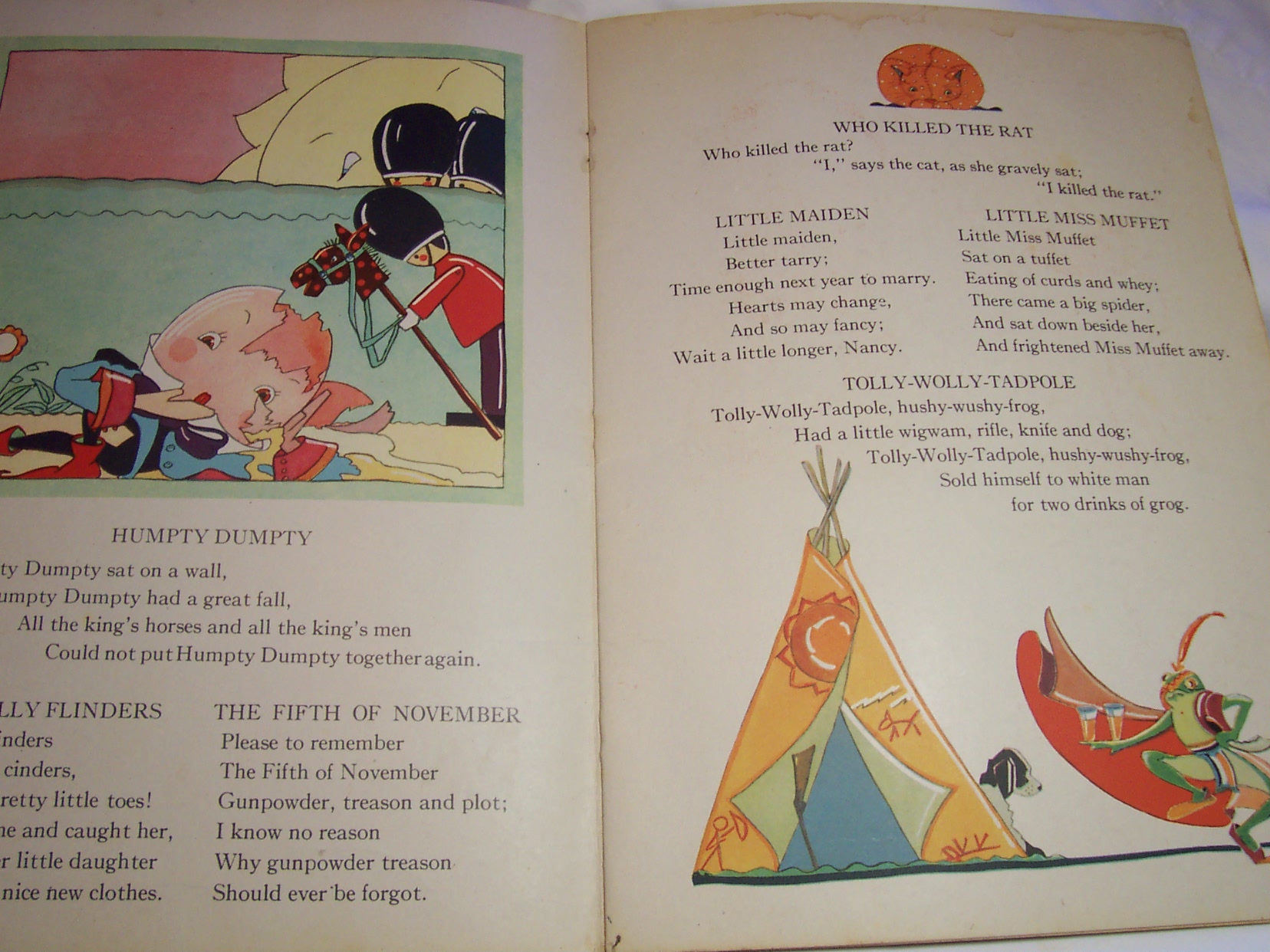 Mother Goose Book Saalfield 1932