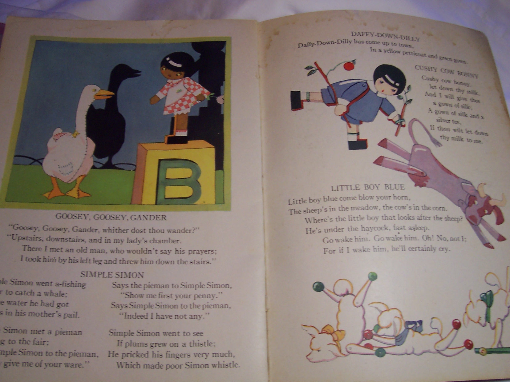 Mother Goose Book Saalfield 1932