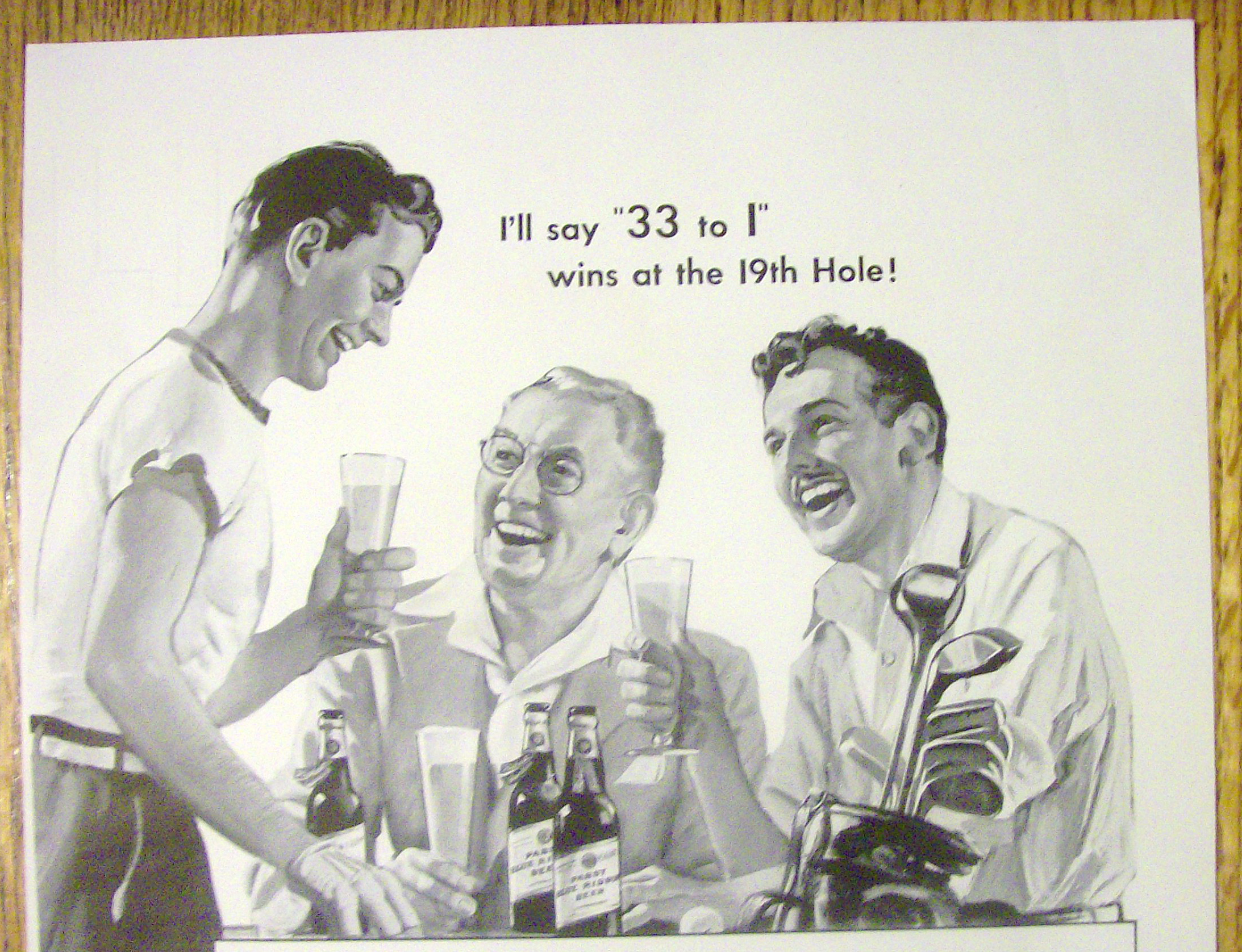 1940 Pabst Blue Ribbon Beer